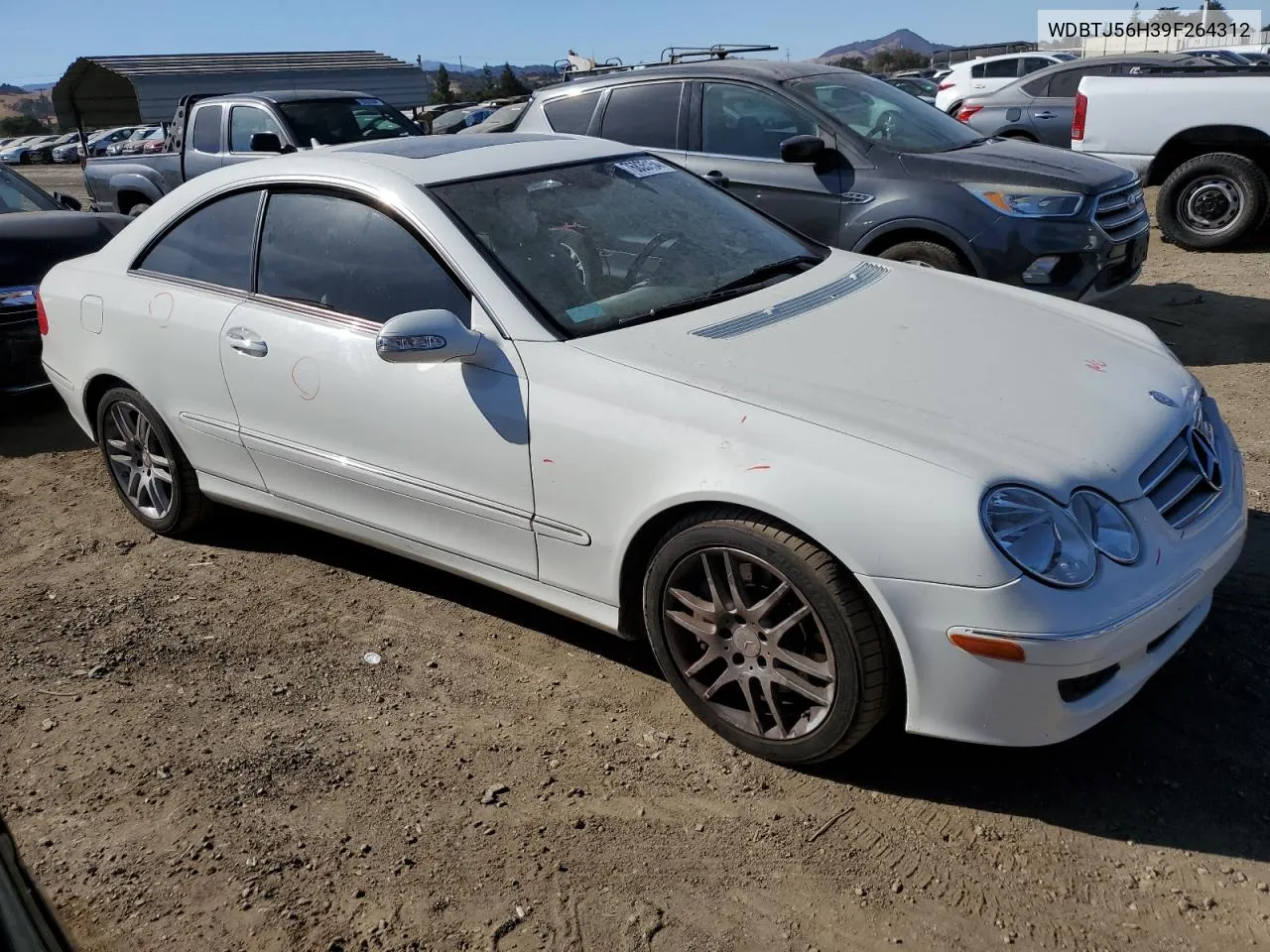 2009 Mercedes-Benz Clk 350 VIN: WDBTJ56H39F264312 Lot: 76835154