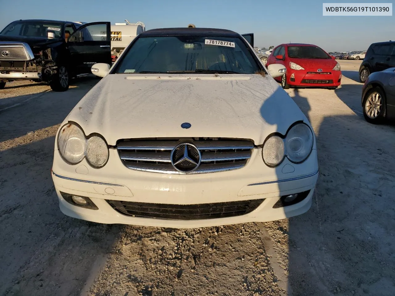 2009 Mercedes-Benz Clk 350 VIN: WDBTK56G19T101390 Lot: 78178774