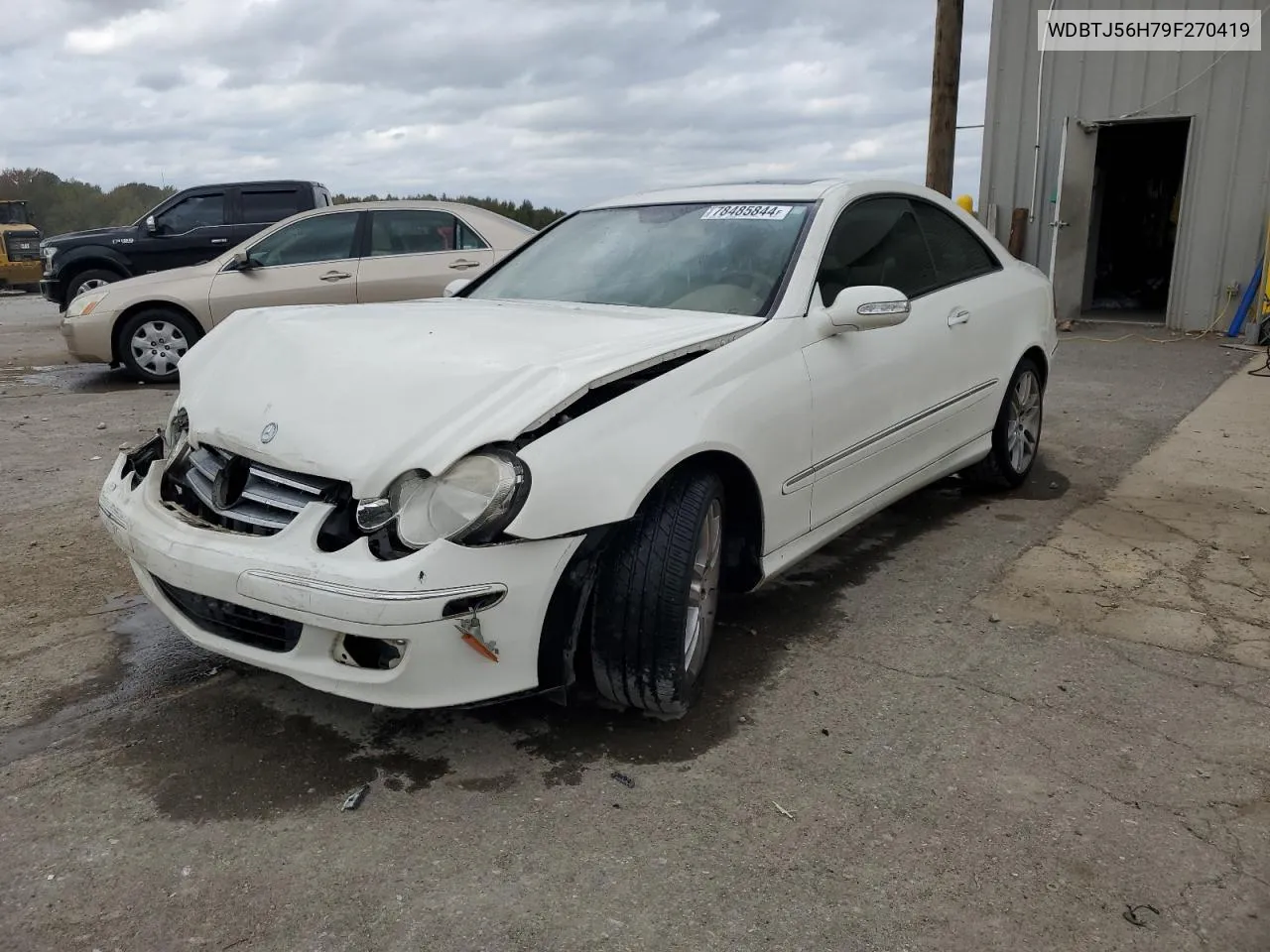 2009 Mercedes-Benz Clk 350 VIN: WDBTJ56H79F270419 Lot: 78485844