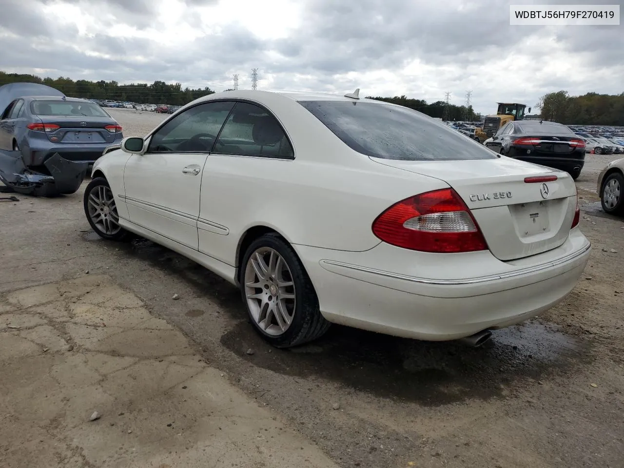 2009 Mercedes-Benz Clk 350 VIN: WDBTJ56H79F270419 Lot: 78485844