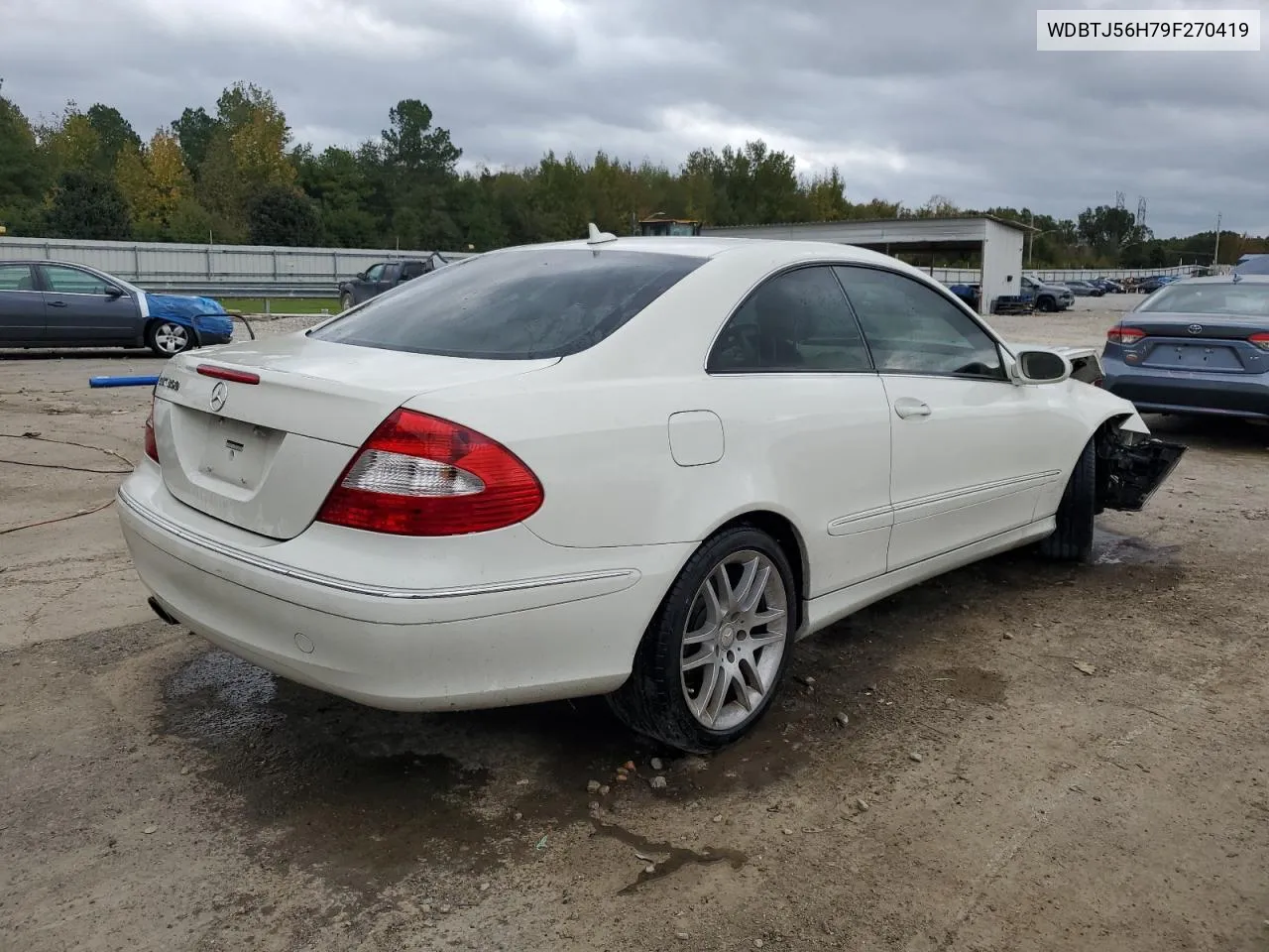 2009 Mercedes-Benz Clk 350 VIN: WDBTJ56H79F270419 Lot: 78485844