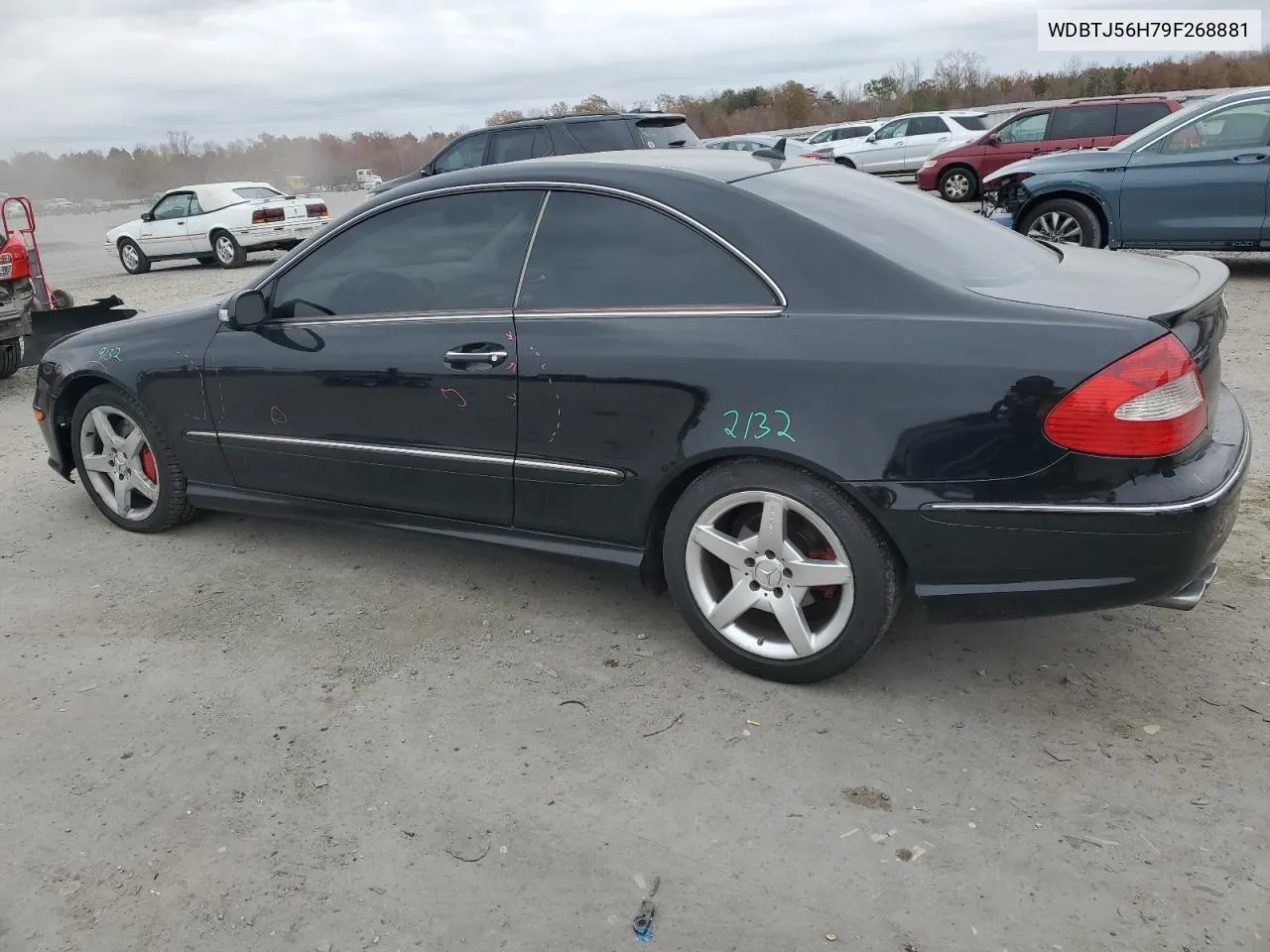 2009 Mercedes-Benz Clk 350 VIN: WDBTJ56H79F268881 Lot: 79598644