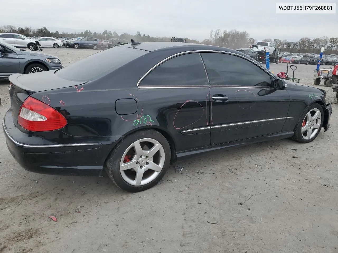 2009 Mercedes-Benz Clk 350 VIN: WDBTJ56H79F268881 Lot: 79598644