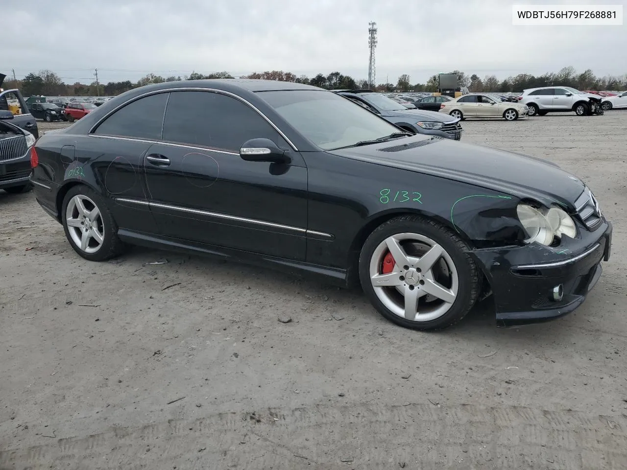 2009 Mercedes-Benz Clk 350 VIN: WDBTJ56H79F268881 Lot: 79598644