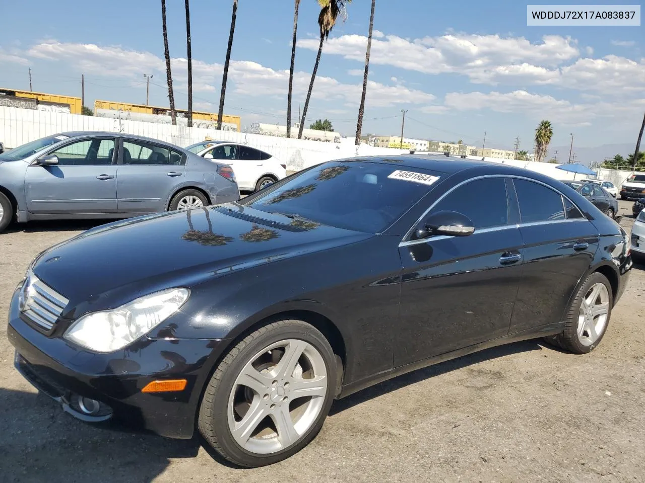 2007 Mercedes-Benz Cls 550 VIN: WDDDJ72X17A083837 Lot: 74591864