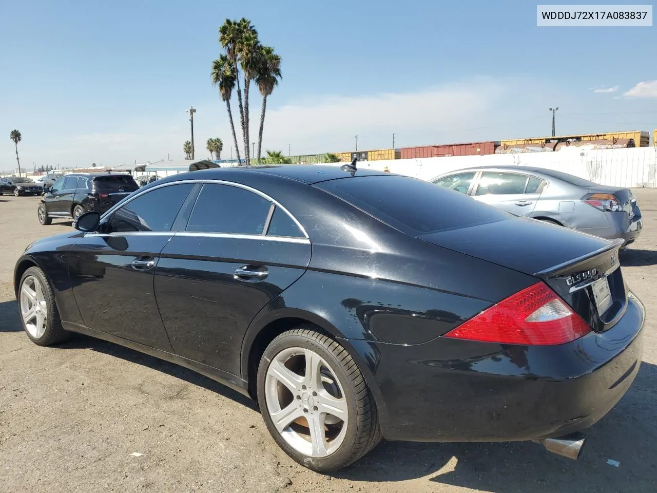 2007 Mercedes-Benz Cls 550 VIN: WDDDJ72X17A083837 Lot: 74591864