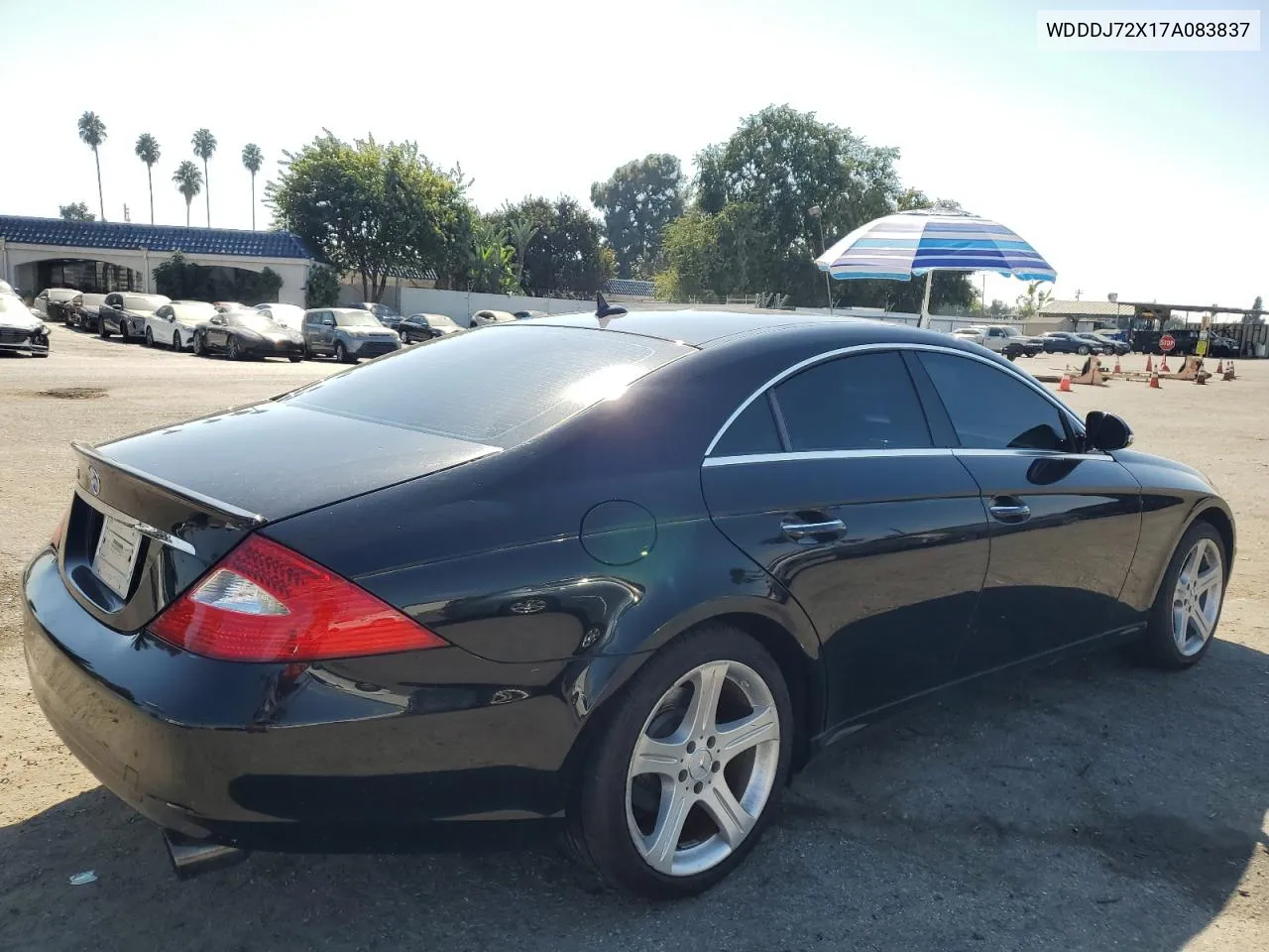 2007 Mercedes-Benz Cls 550 VIN: WDDDJ72X17A083837 Lot: 74591864