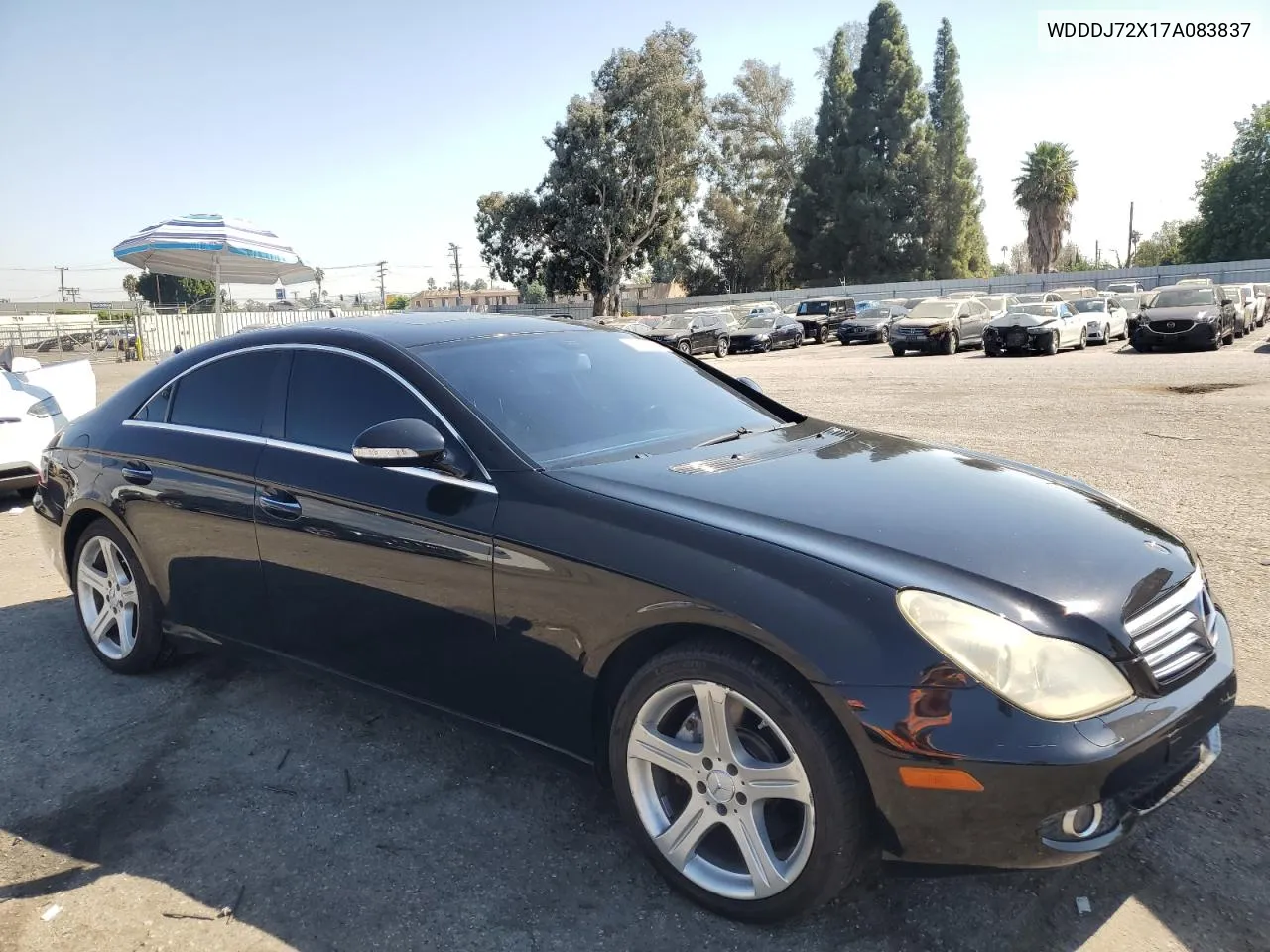 2007 Mercedes-Benz Cls 550 VIN: WDDDJ72X17A083837 Lot: 74591864