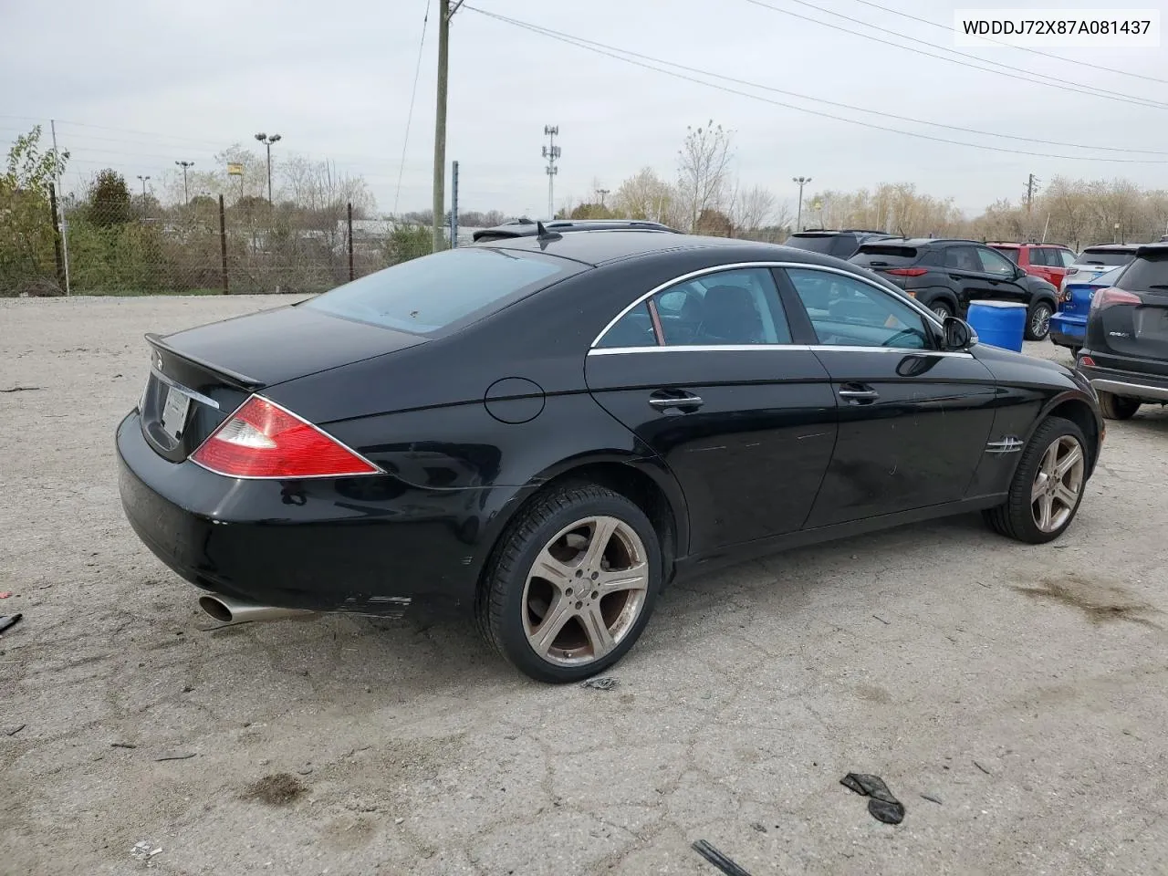 2007 Mercedes-Benz Cls 550 VIN: WDDDJ72X87A081437 Lot: 80319764