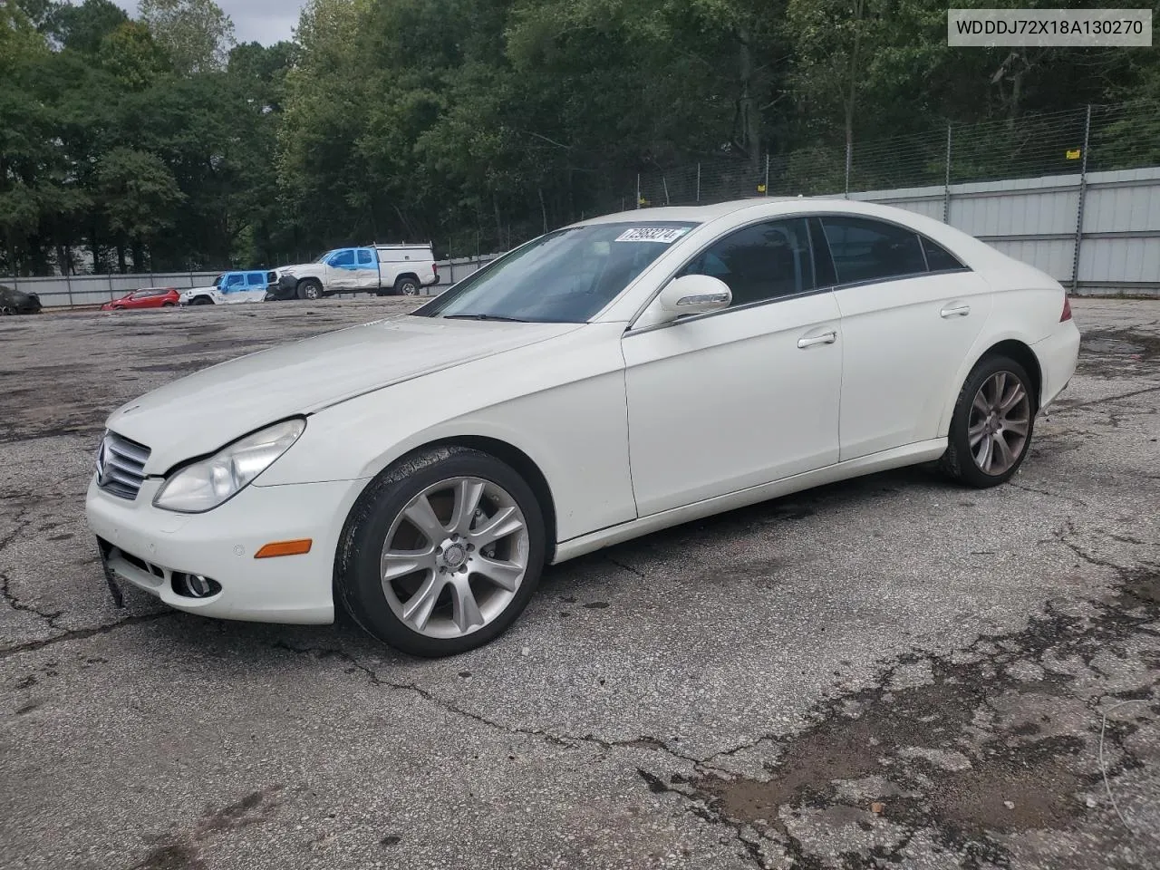 2008 Mercedes-Benz Cls 550 VIN: WDDDJ72X18A130270 Lot: 72983274