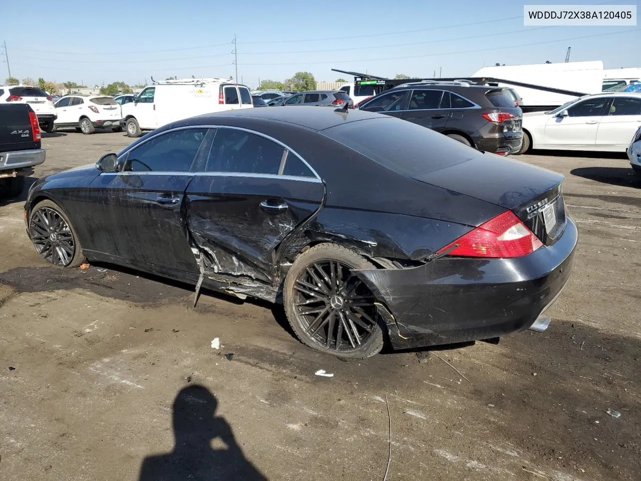 2008 Mercedes-Benz Cls 550 VIN: WDDDJ72X38A120405 Lot: 74388664