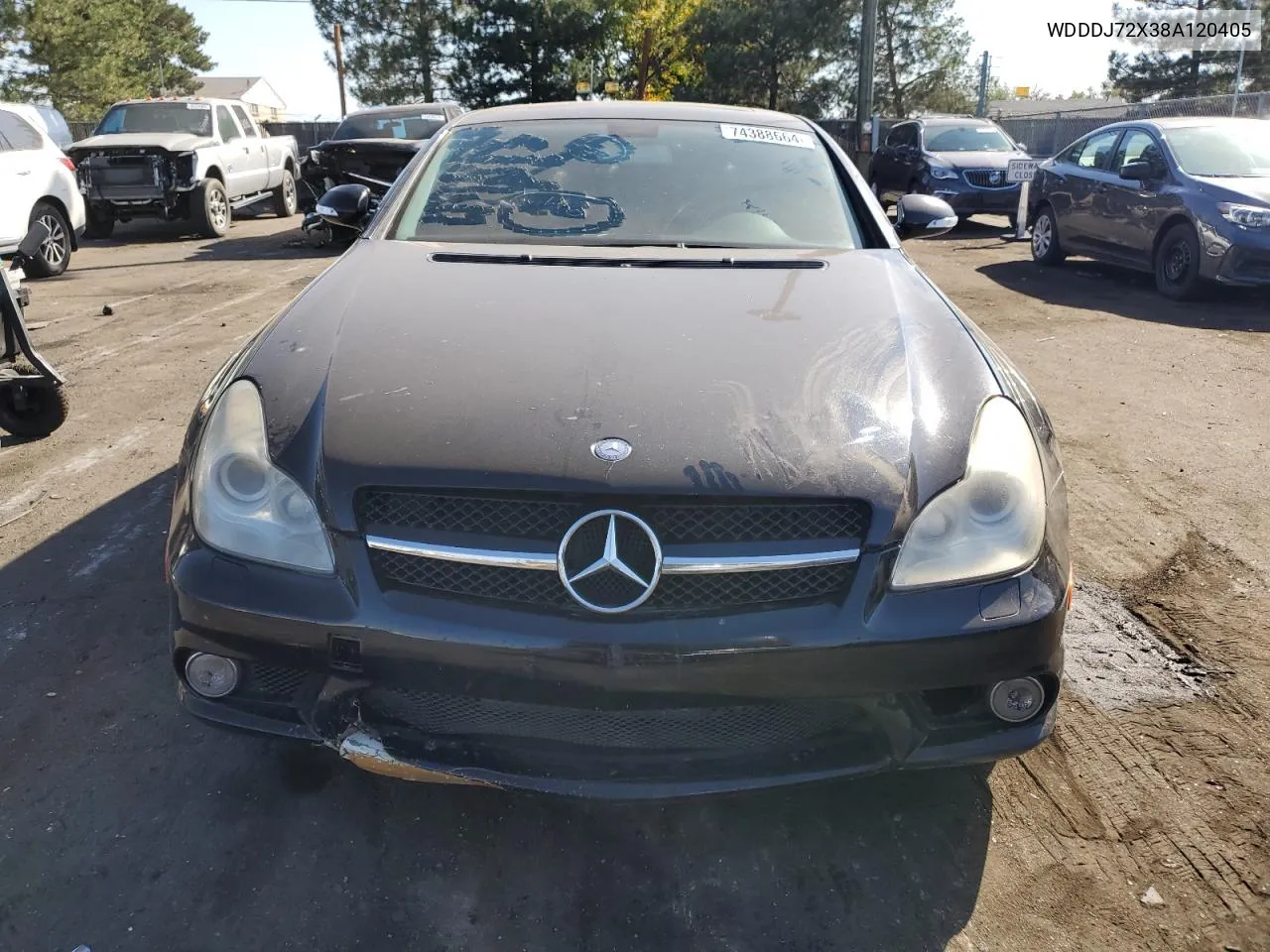 2008 Mercedes-Benz Cls 550 VIN: WDDDJ72X38A120405 Lot: 74388664