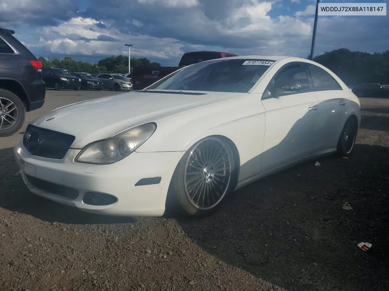 2008 Mercedes-Benz Cls 550 VIN: WDDDJ72X88A118147 Lot: 74606284