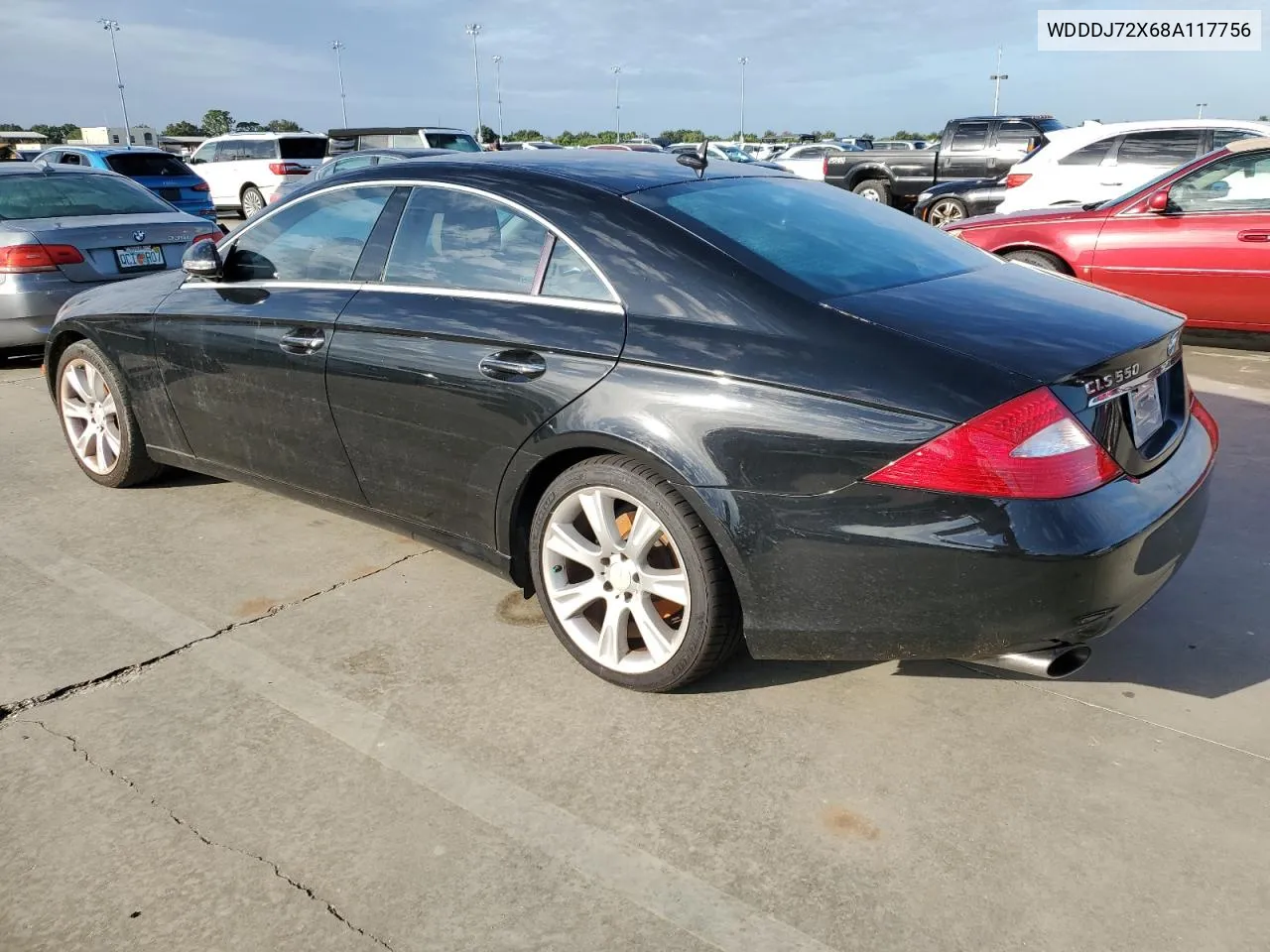 2008 Mercedes-Benz Cls 550 VIN: WDDDJ72X68A117756 Lot: 75158924