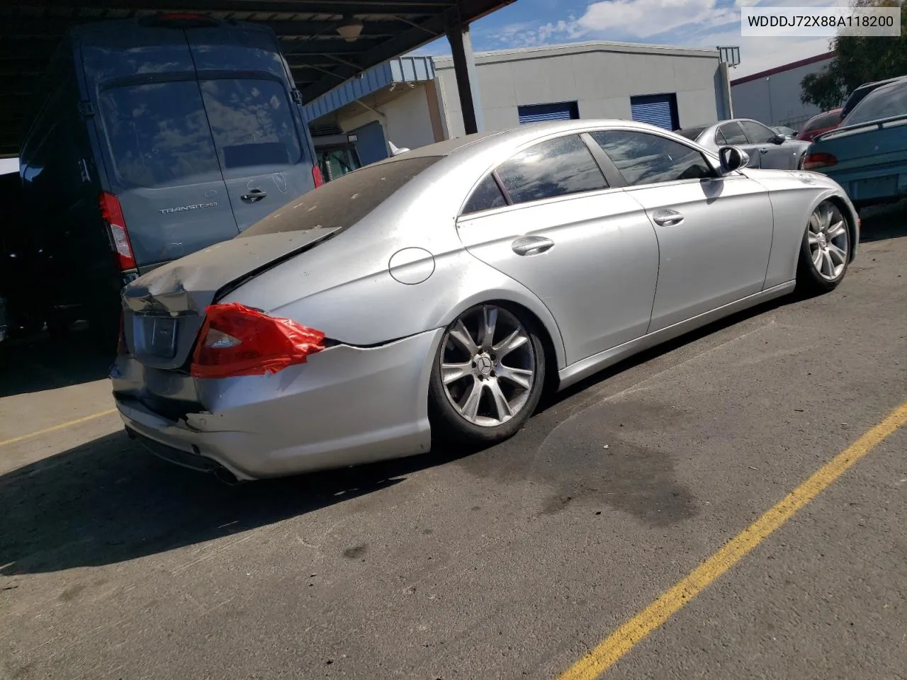 2008 Mercedes-Benz Cls 550 VIN: WDDDJ72X88A118200 Lot: 78005464