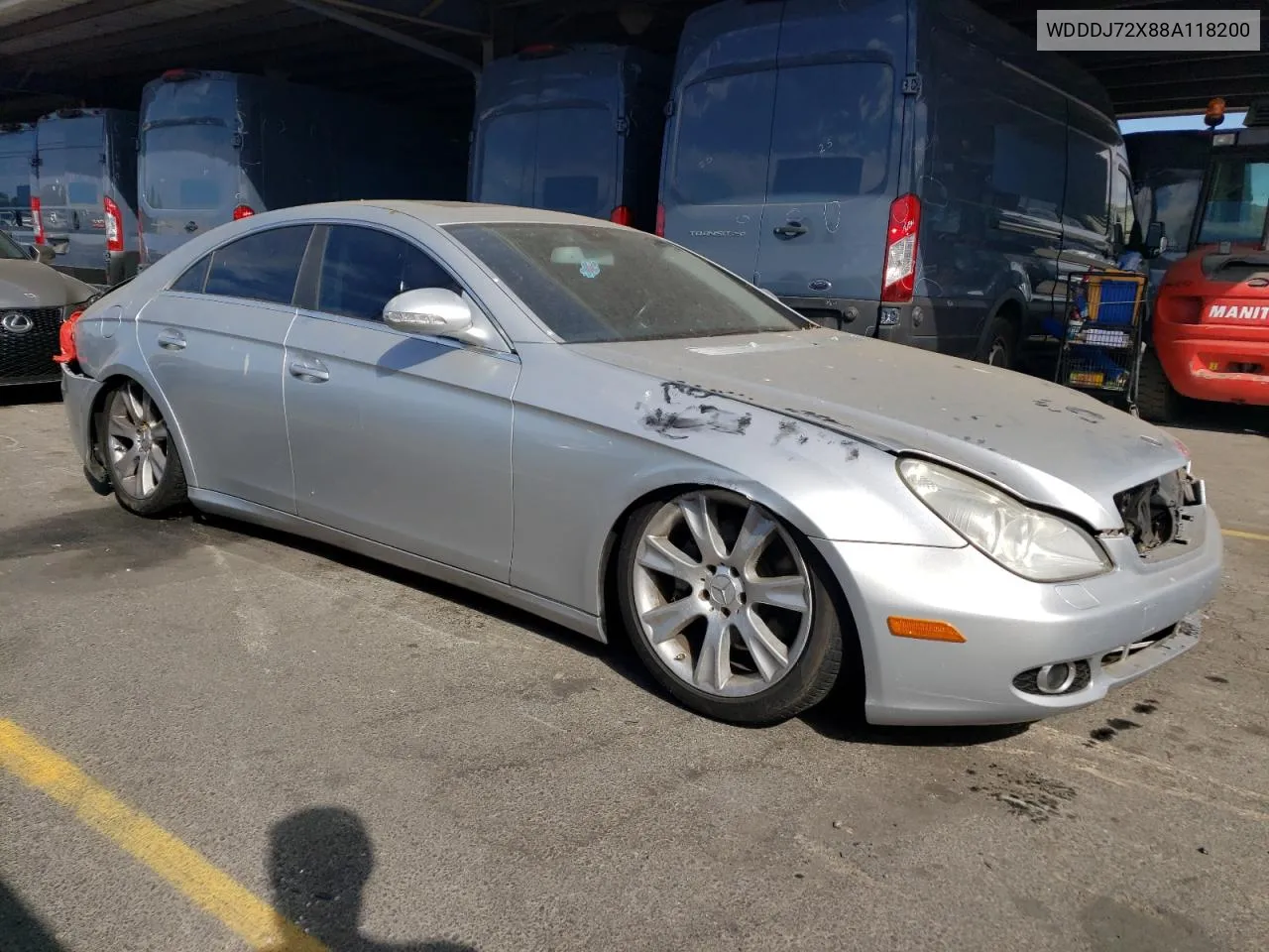 2008 Mercedes-Benz Cls 550 VIN: WDDDJ72X88A118200 Lot: 78005464