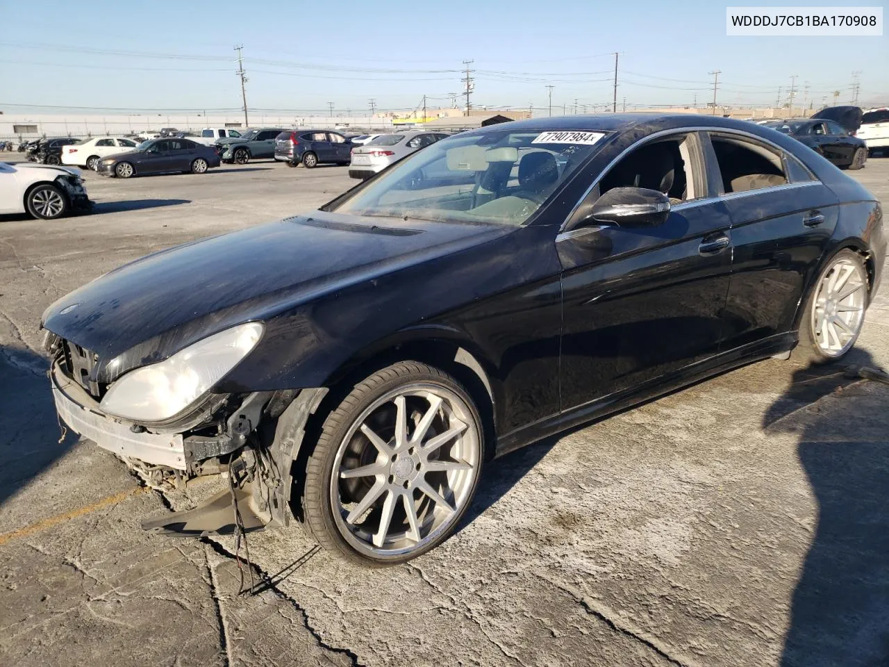 2011 Mercedes-Benz Cls 550 VIN: WDDDJ7CB1BA170908 Lot: 77907984