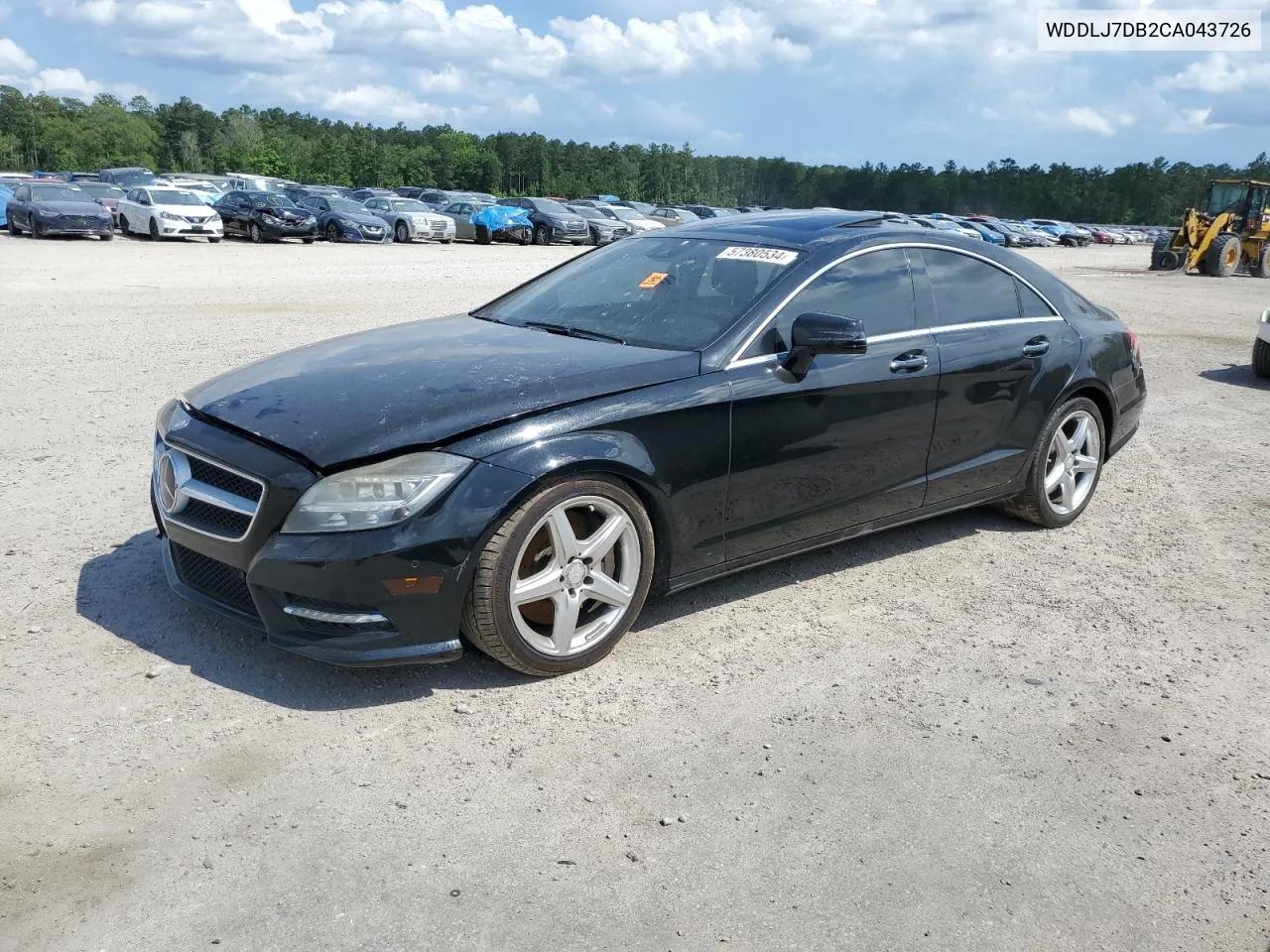 2012 Mercedes-Benz Cls 550 VIN: WDDLJ7DB2CA043726 Lot: 57380534