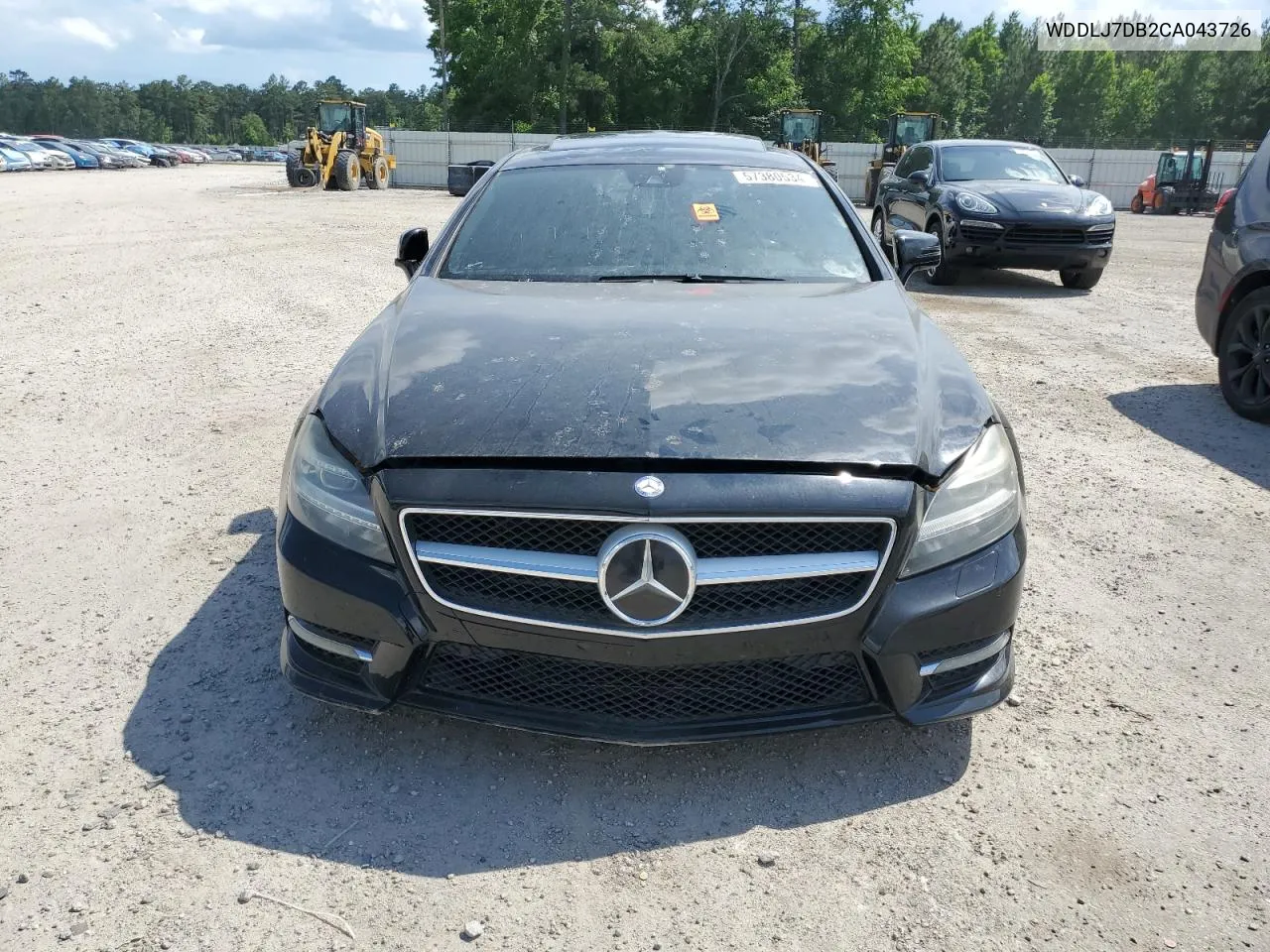 2012 Mercedes-Benz Cls 550 VIN: WDDLJ7DB2CA043726 Lot: 57380534