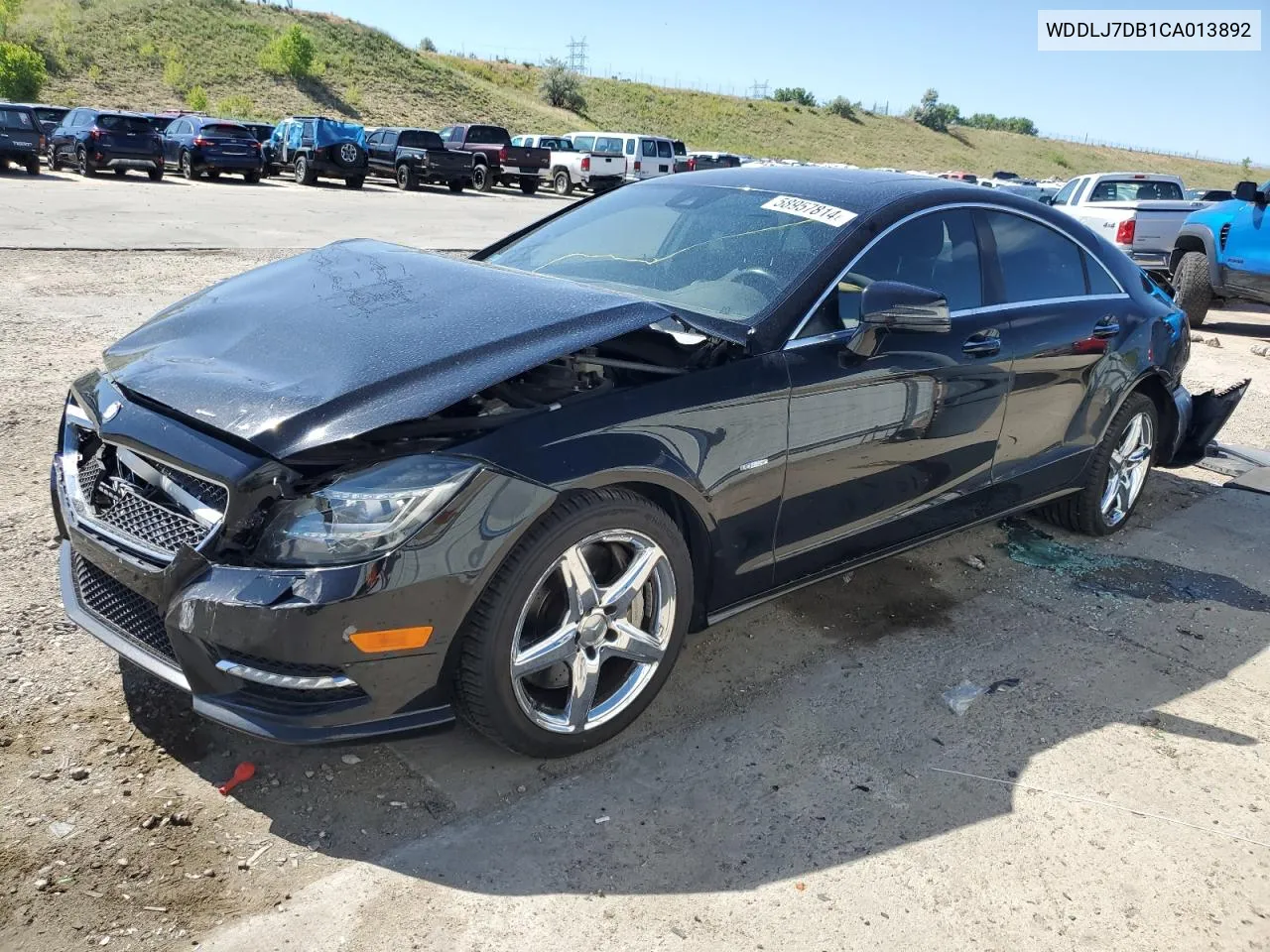 2012 Mercedes-Benz Cls 550 VIN: WDDLJ7DB1CA013892 Lot: 58957814