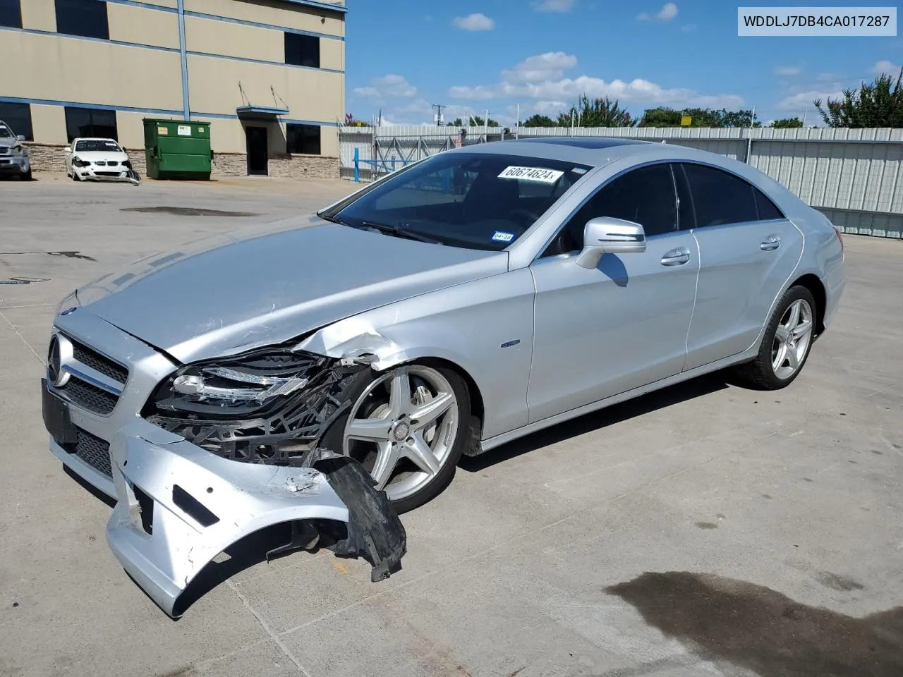 2012 Mercedes-Benz Cls 550 VIN: WDDLJ7DB4CA017287 Lot: 60674624