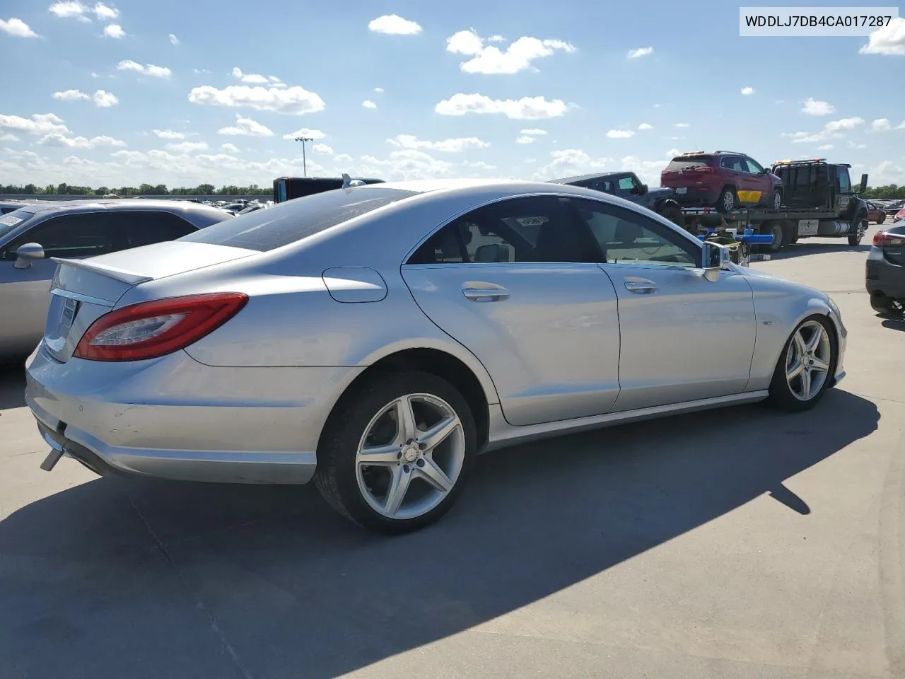 2012 Mercedes-Benz Cls 550 VIN: WDDLJ7DB4CA017287 Lot: 60674624