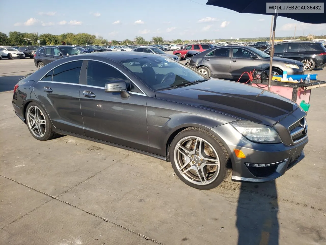 2012 Mercedes-Benz Cls 63 Amg VIN: WDDLJ7EB2CA035432 Lot: 72236194