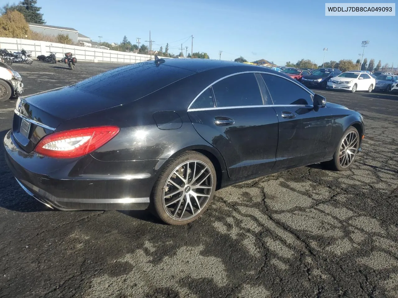 2012 Mercedes-Benz Cls 550 VIN: WDDLJ7DB8CA049093 Lot: 78743944