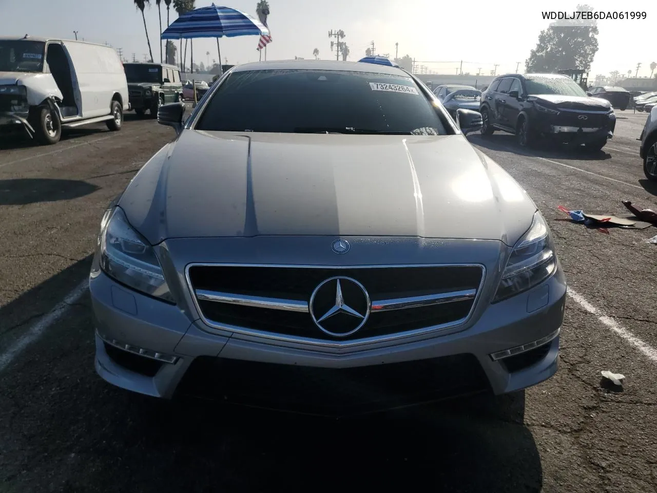 2013 Mercedes-Benz Cls 63 Amg VIN: WDDLJ7EB6DA061999 Lot: 73243264