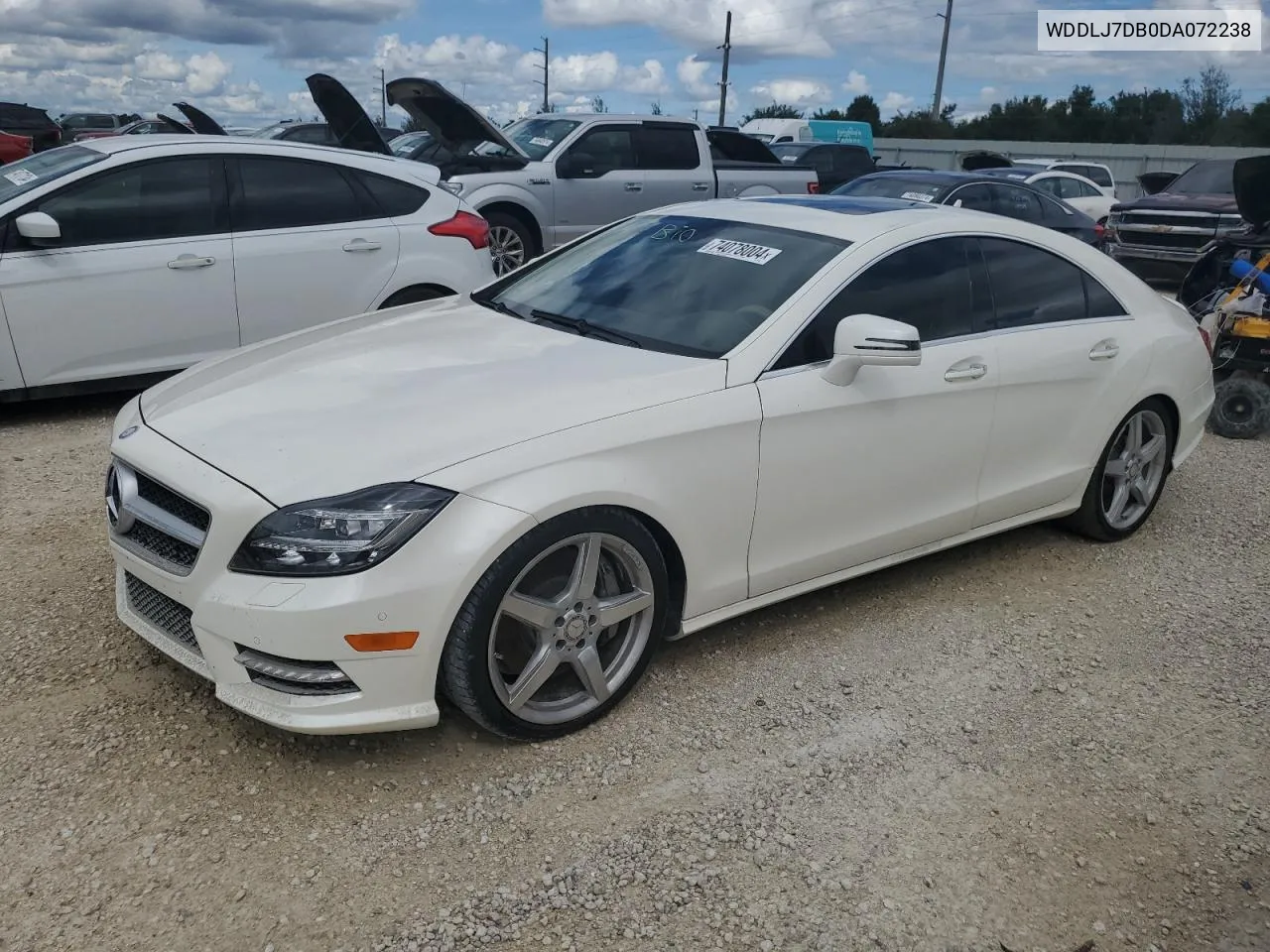 2013 Mercedes-Benz Cls 550 VIN: WDDLJ7DB0DA072238 Lot: 74078004