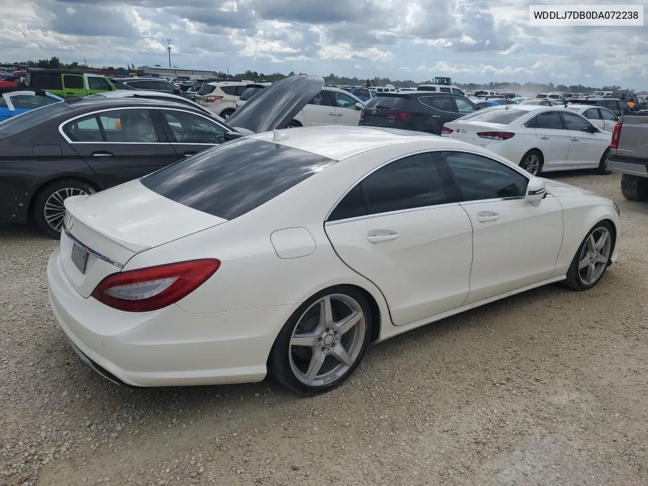 2013 Mercedes-Benz Cls 550 VIN: WDDLJ7DB0DA072238 Lot: 74078004