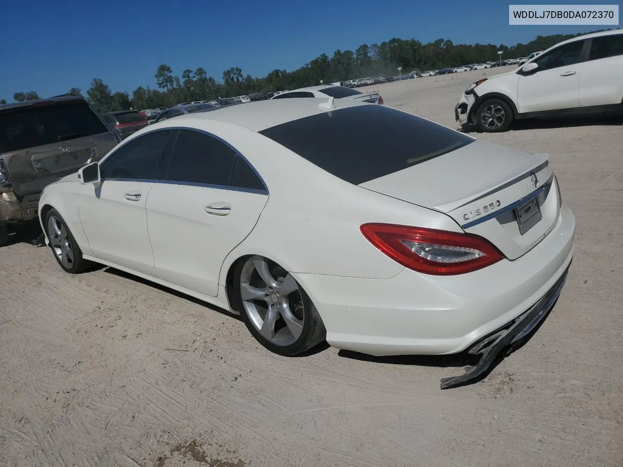 2013 Mercedes-Benz Cls 550 VIN: WDDLJ7DB0DA072370 Lot: 76265374