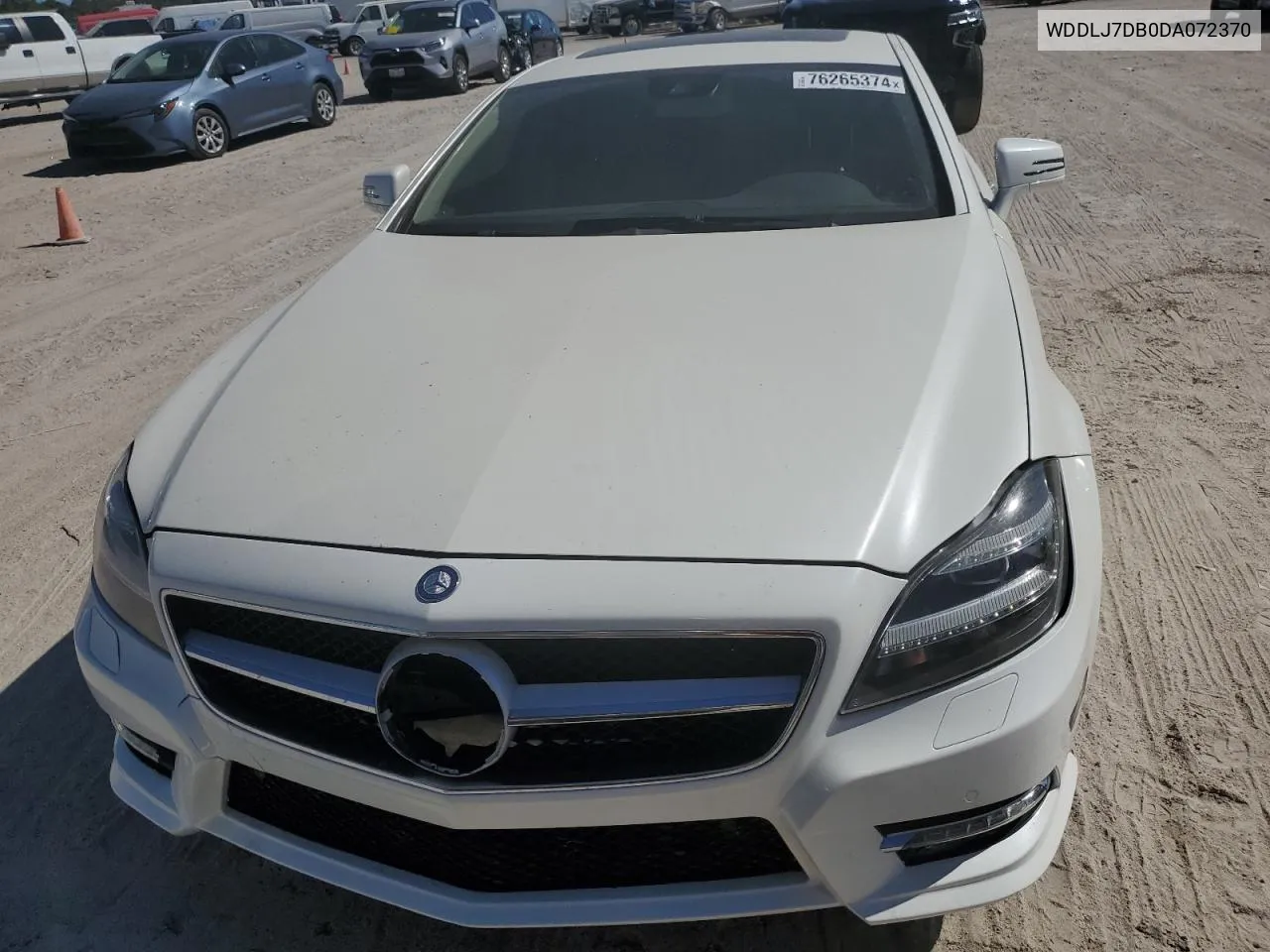 2013 Mercedes-Benz Cls 550 VIN: WDDLJ7DB0DA072370 Lot: 76265374