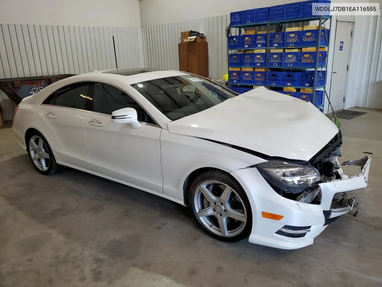 2014 Mercedes-Benz Cls 550 VIN: WDDLJ7DB1EA116555 Lot: 75931824