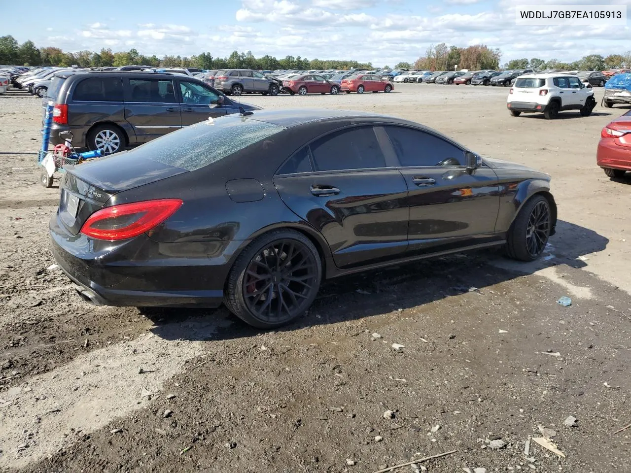 2014 Mercedes-Benz Cls 63 Amg VIN: WDDLJ7GB7EA105913 Lot: 76101654