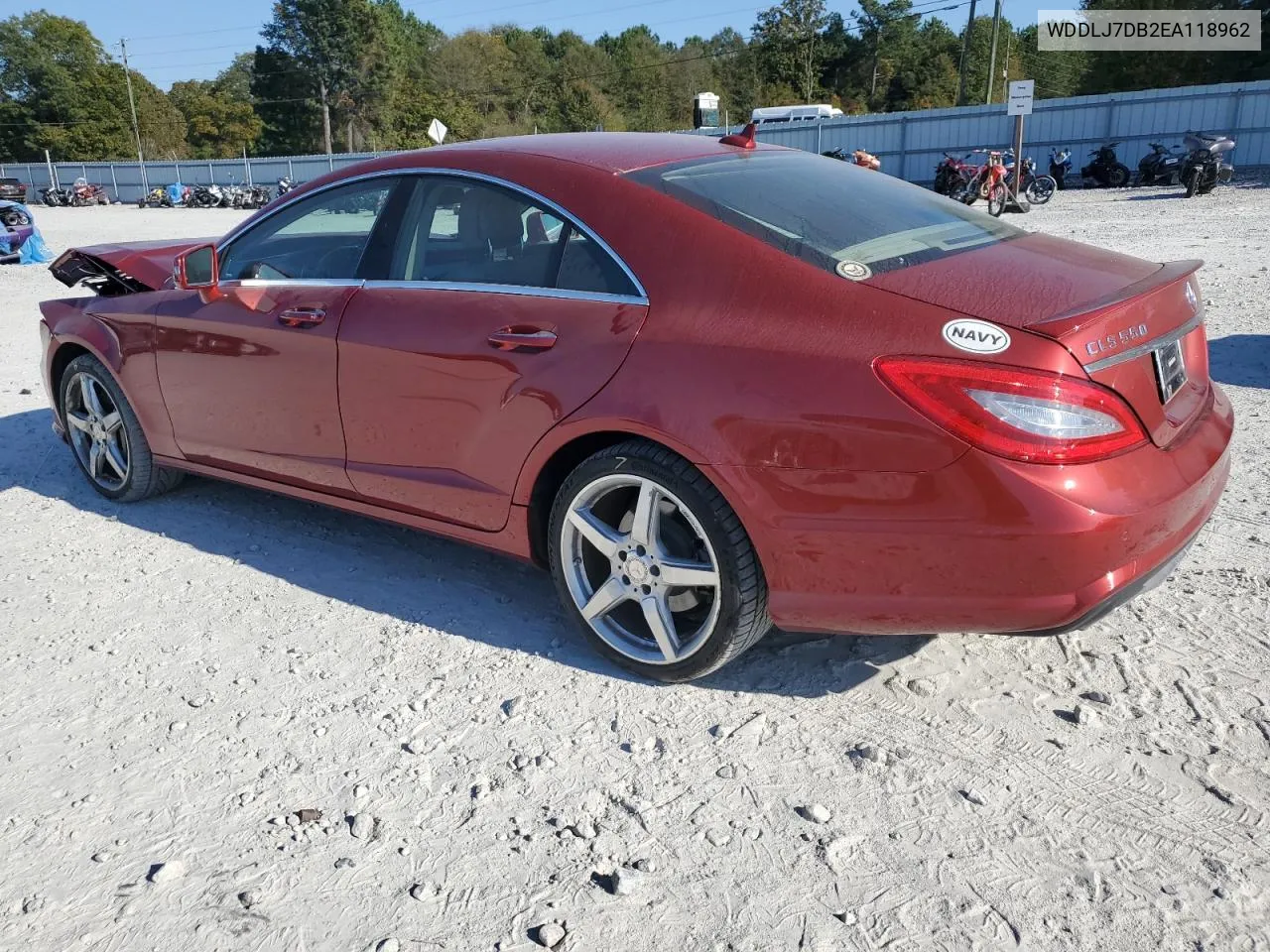 2014 Mercedes-Benz Cls 550 VIN: WDDLJ7DB2EA118962 Lot: 76576164