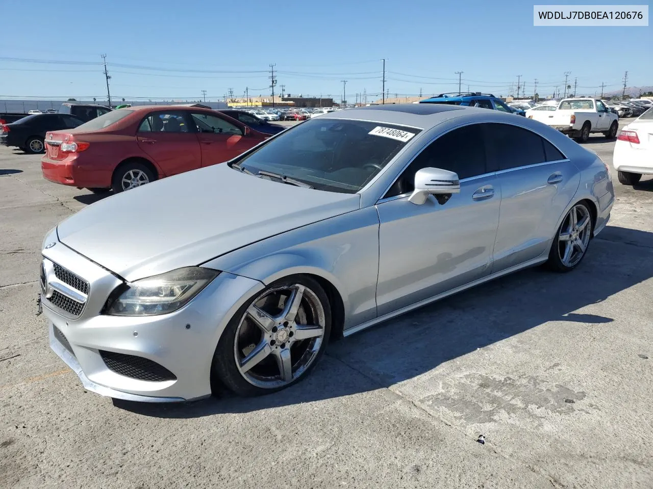 2014 Mercedes-Benz Cls 550 VIN: WDDLJ7DB0EA120676 Lot: 78748064