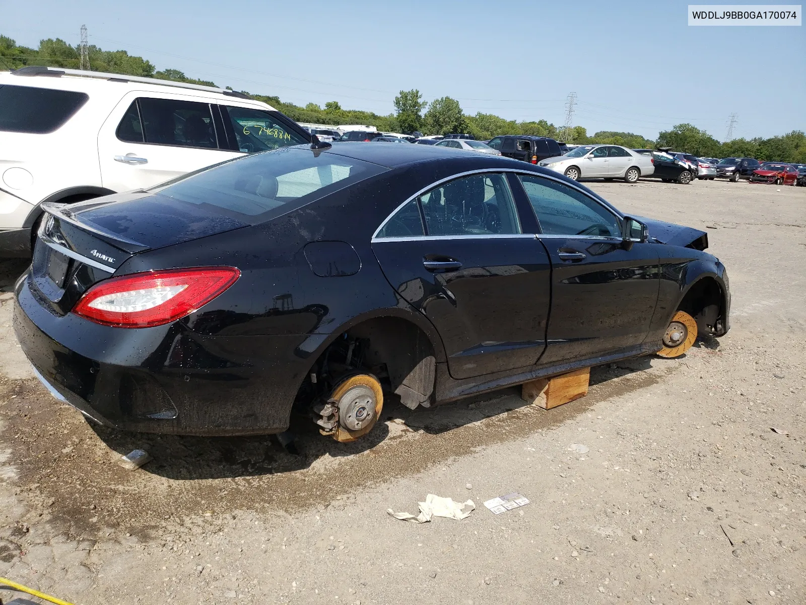 2016 Mercedes-Benz Cls 550 4Matic VIN: WDDLJ9BB0GA170074 Lot: 67763234