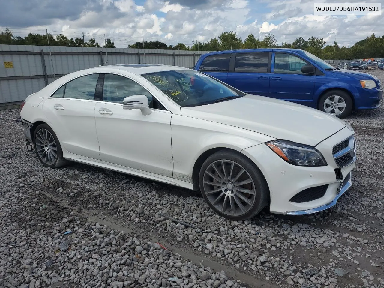 2017 Mercedes-Benz Cls 550 VIN: WDDLJ7DB6HA191532 Lot: 71173124