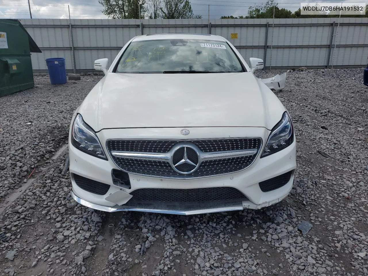 2017 Mercedes-Benz Cls 550 VIN: WDDLJ7DB6HA191532 Lot: 71173124