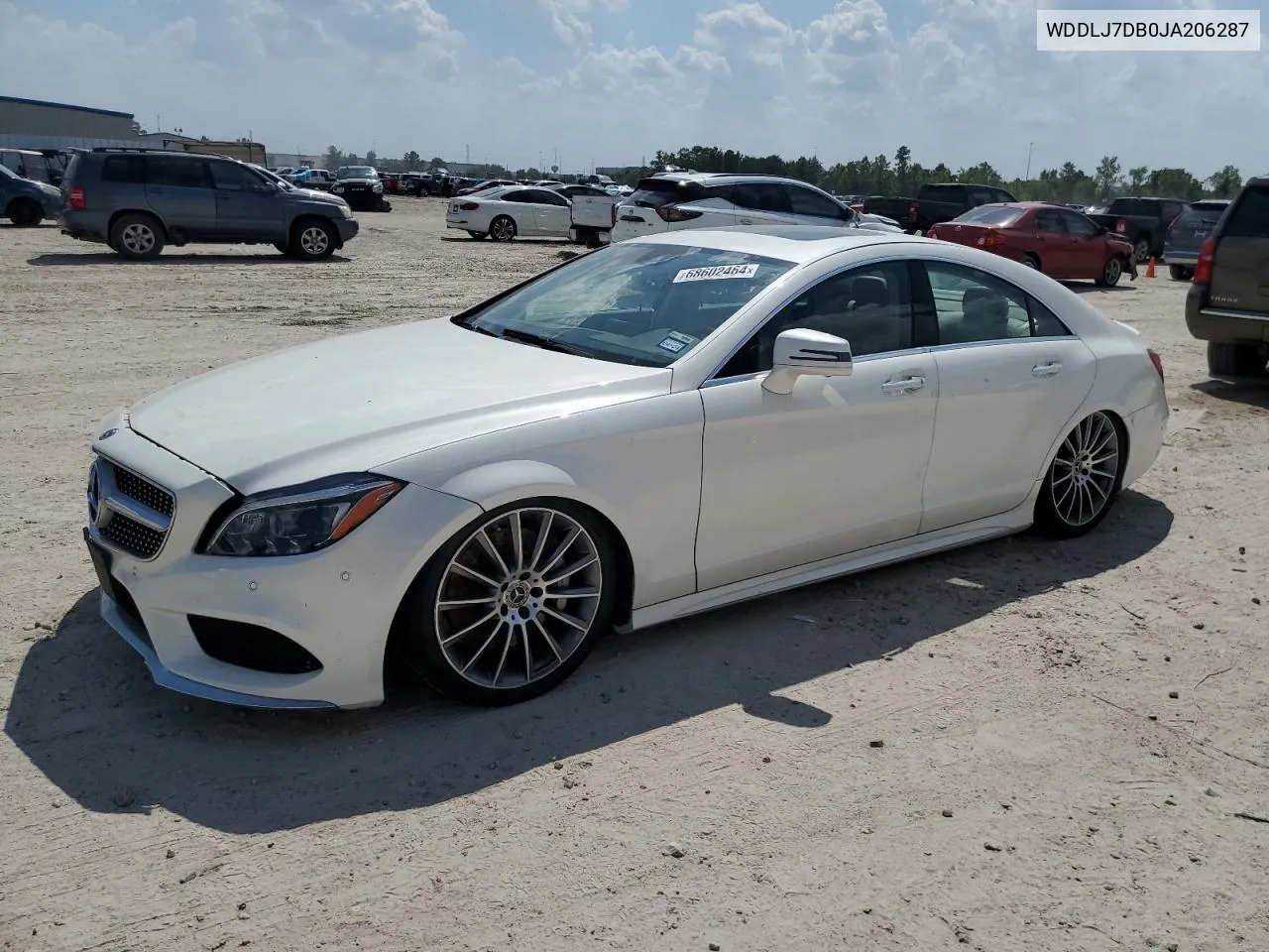 2018 Mercedes-Benz Cls 550 VIN: WDDLJ7DB0JA206287 Lot: 68602464