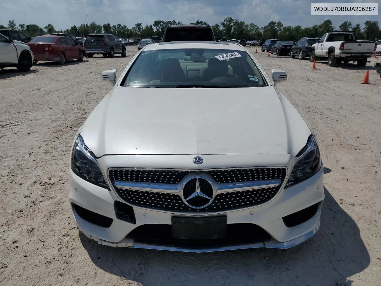 2018 Mercedes-Benz Cls 550 VIN: WDDLJ7DB0JA206287 Lot: 68602464