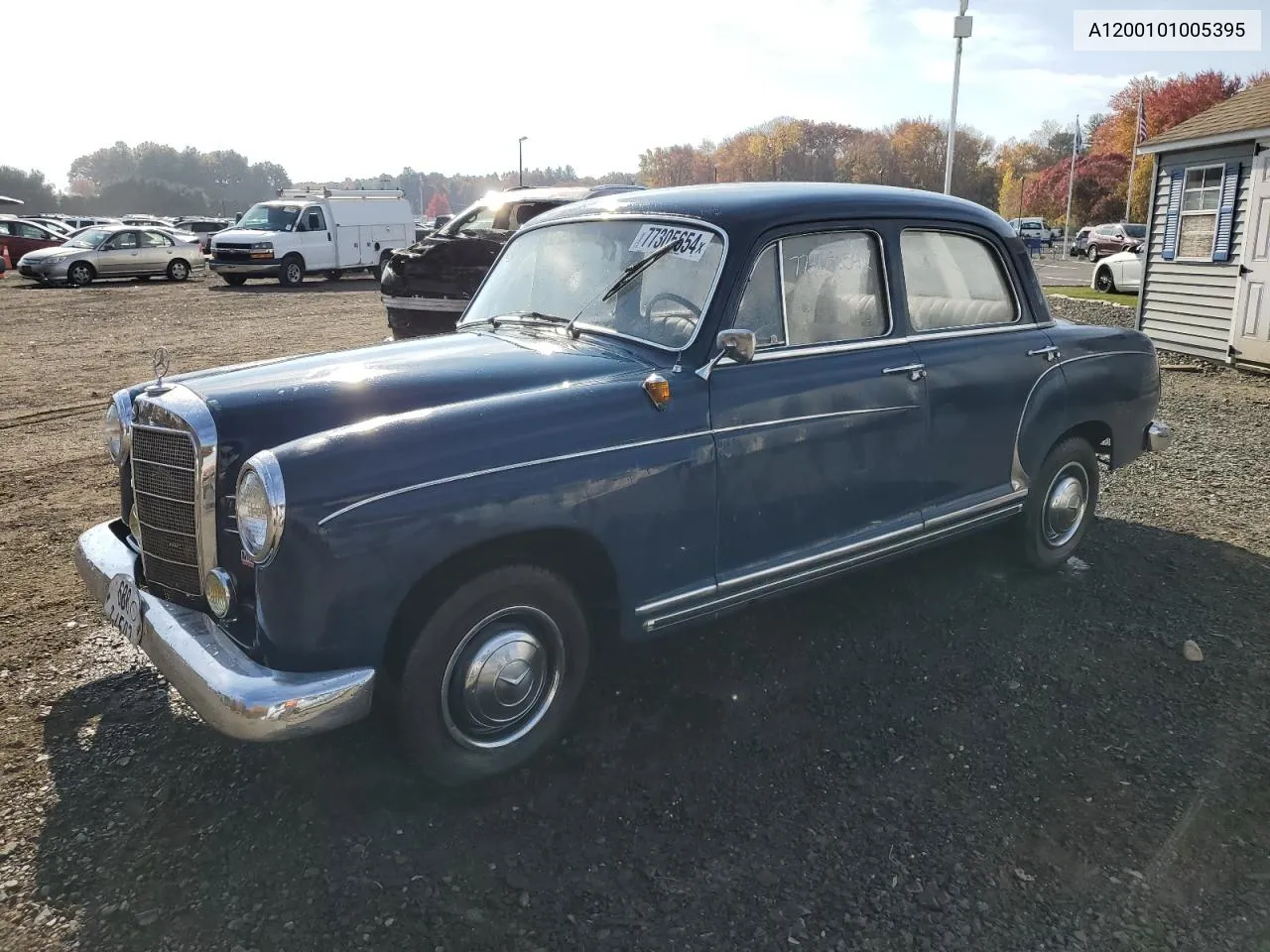 1960 Mercedes-Benz 350 VIN: A1200101005395 Lot: 77305654