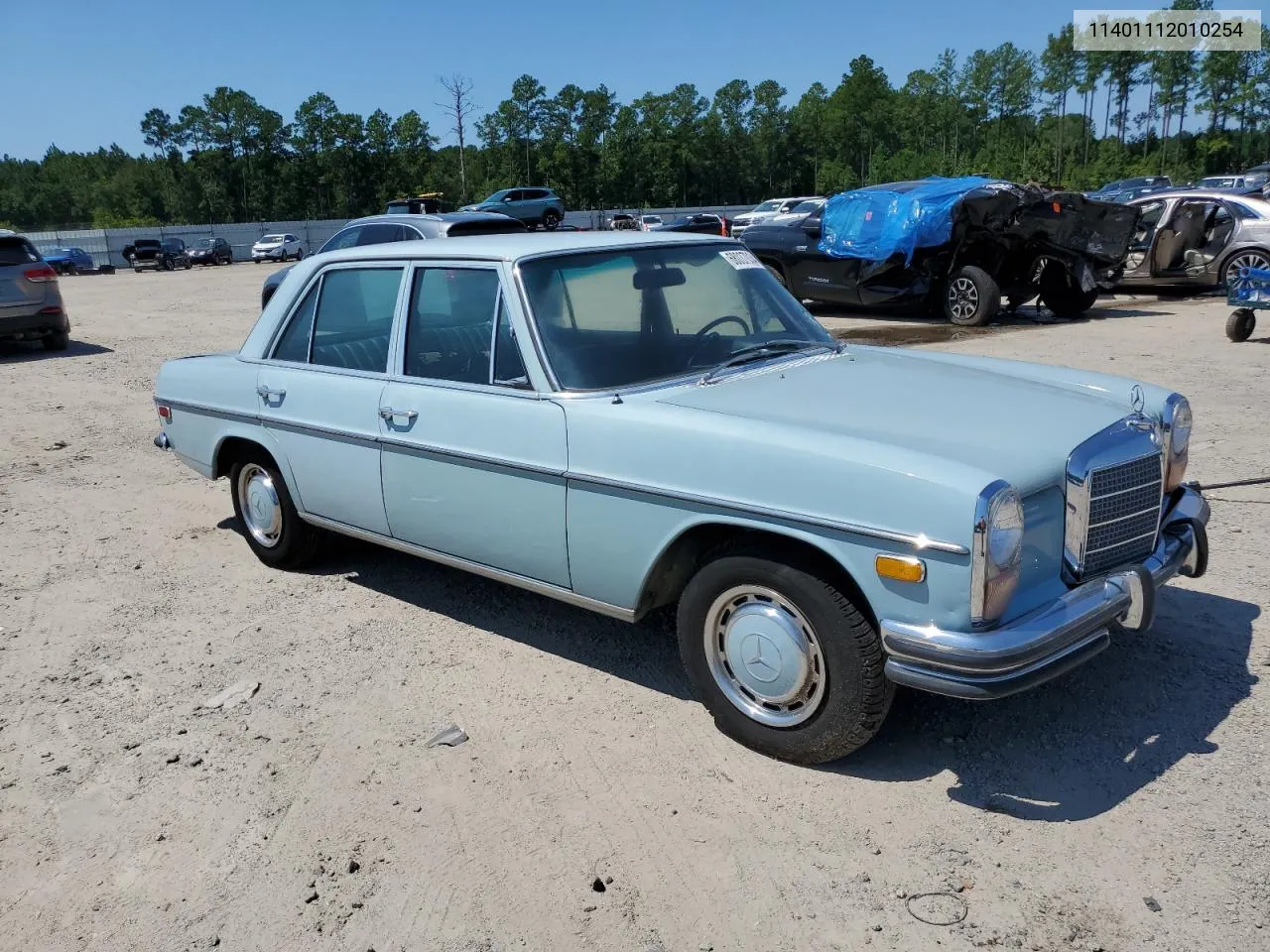 1972 Mercedes-Benz E VIN: 11401112010254 Lot: 68037034