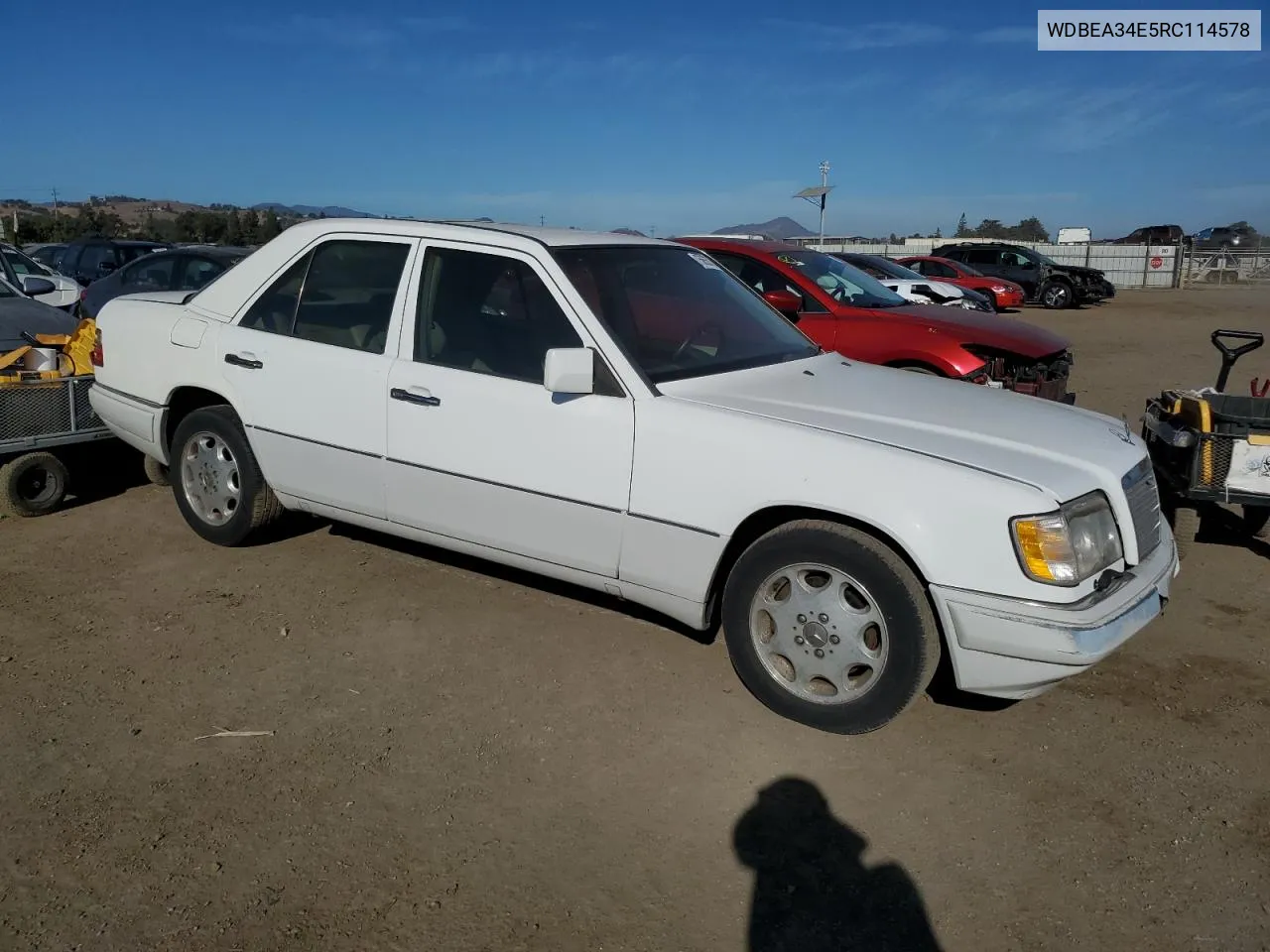 1994 Mercedes-Benz E 420 VIN: WDBEA34E5RC114578 Lot: 75655724