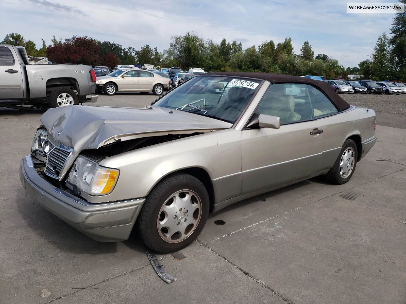 1995 Mercedes-Benz E 320 VIN: WDBEA66E3SC281266 Lot: 67787154