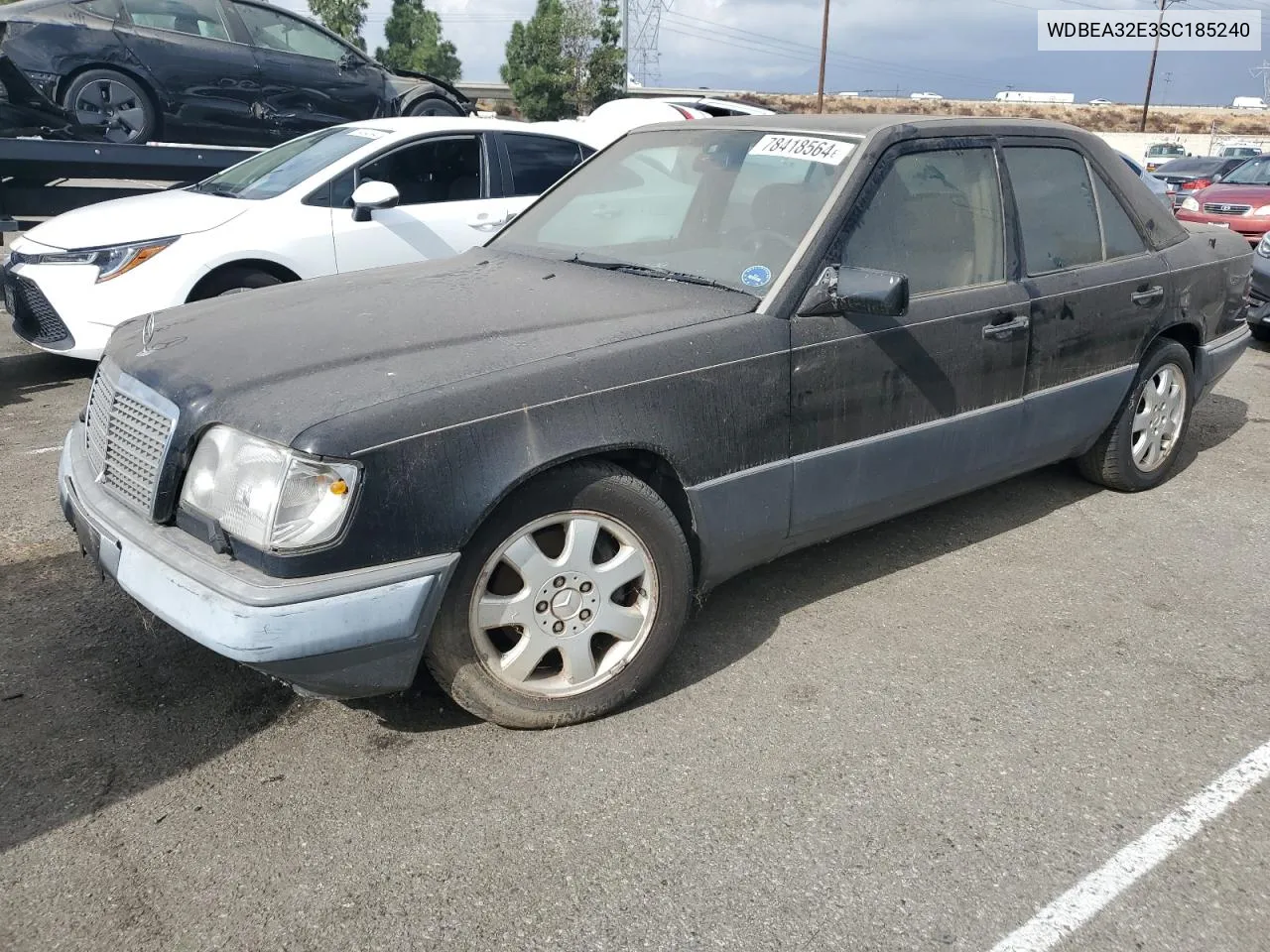 1995 Mercedes-Benz E 320 Base VIN: WDBEA32E3SC185240 Lot: 78418564