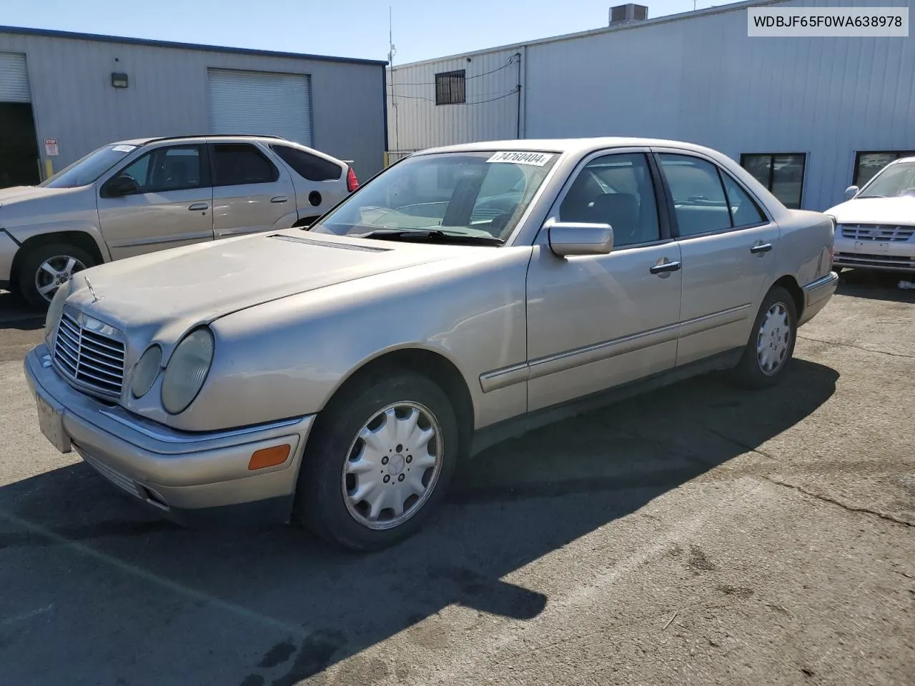 1998 Mercedes-Benz E 320 VIN: WDBJF65F0WA638978 Lot: 74760404