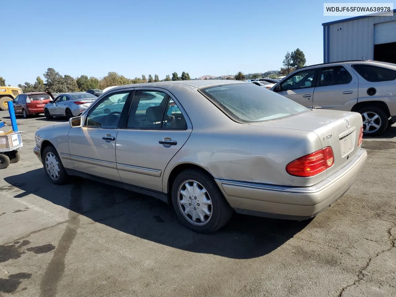 1998 Mercedes-Benz E 320 VIN: WDBJF65F0WA638978 Lot: 74760404