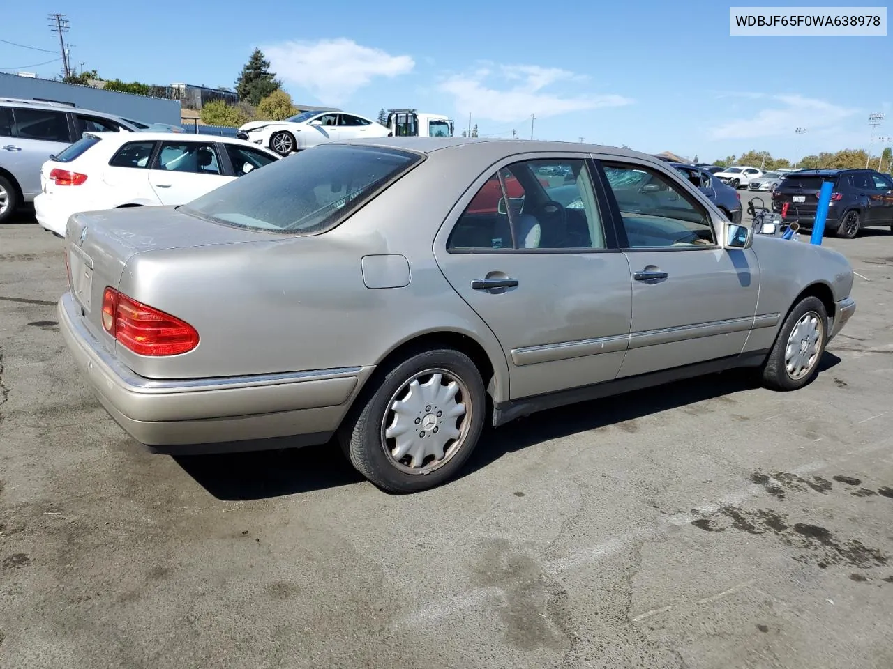 1998 Mercedes-Benz E 320 VIN: WDBJF65F0WA638978 Lot: 74760404